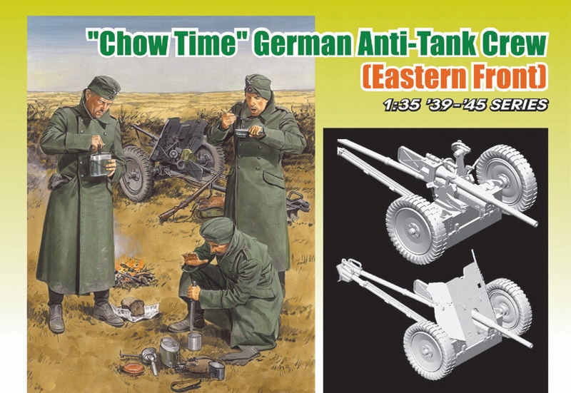 1:35 Chow Time German Anti-Tank Gun Crew w/3.7 cm PaK 35/36 (Východní přední strana)