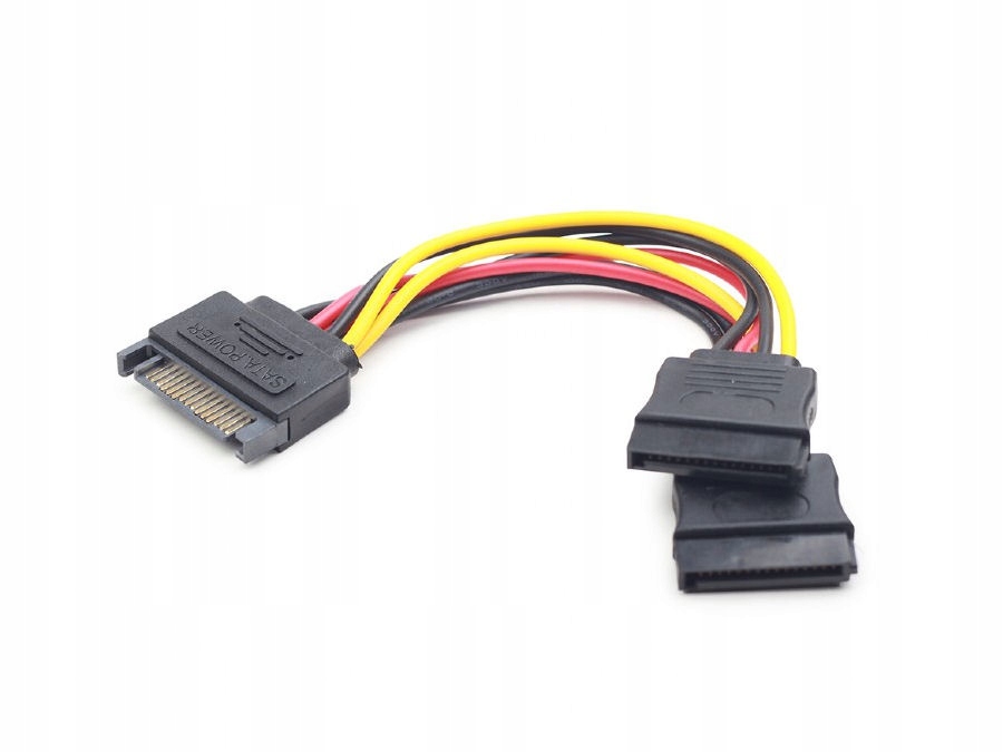 

adapter zasilania Serial Ata (sata) rozdzielacz x2