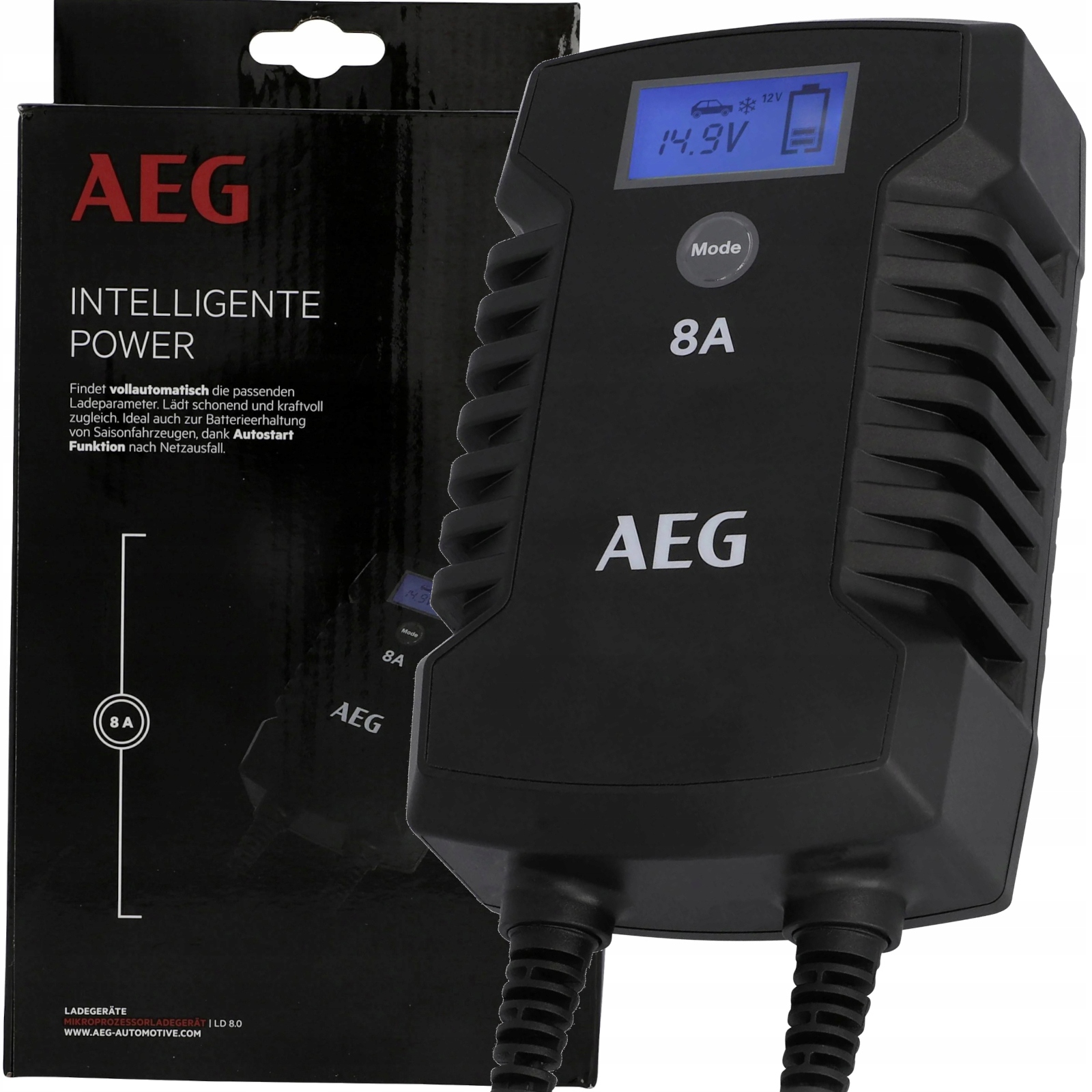 

Prostownik Automatyczny Ładowarka Aeg 12V 24V 8A