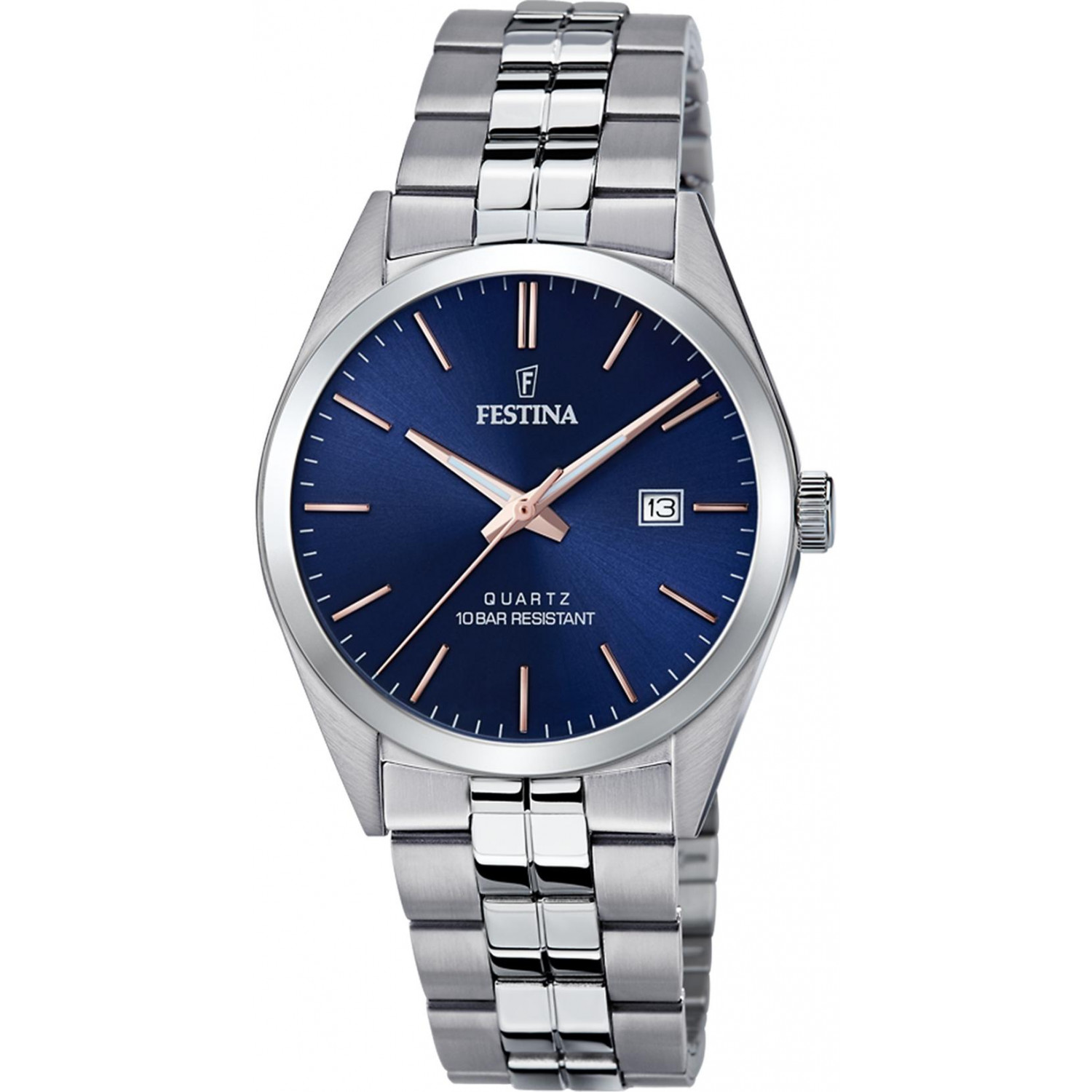 Pánské Hodinky Festina F20437-B stříbrný náramek