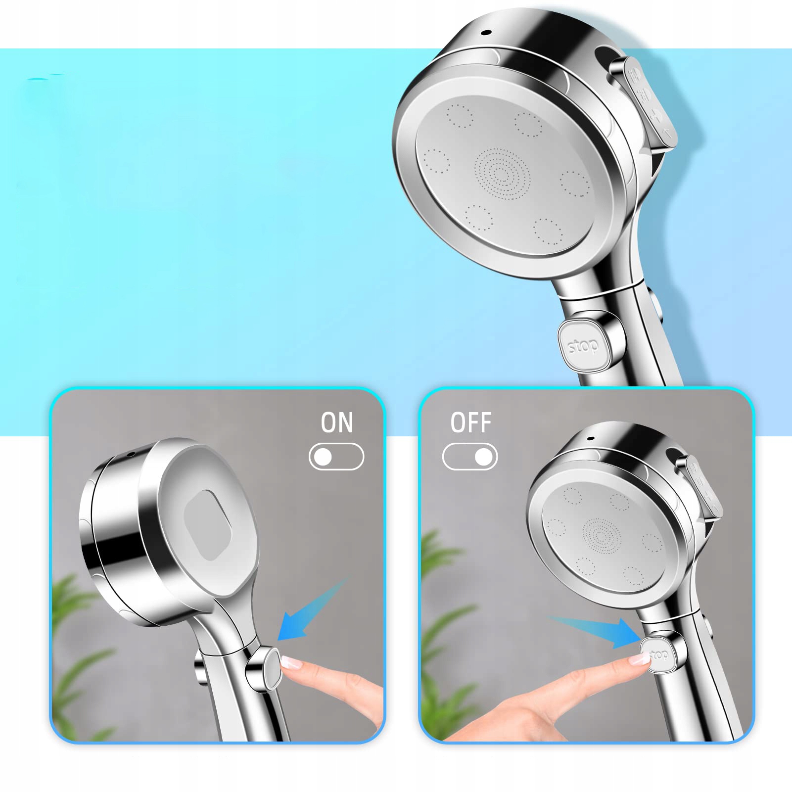 SŁUCHAWKA WYSOKOCIŚNIENIOWA OSZCZĘDZAJĄCA WODĘ Kolor inny