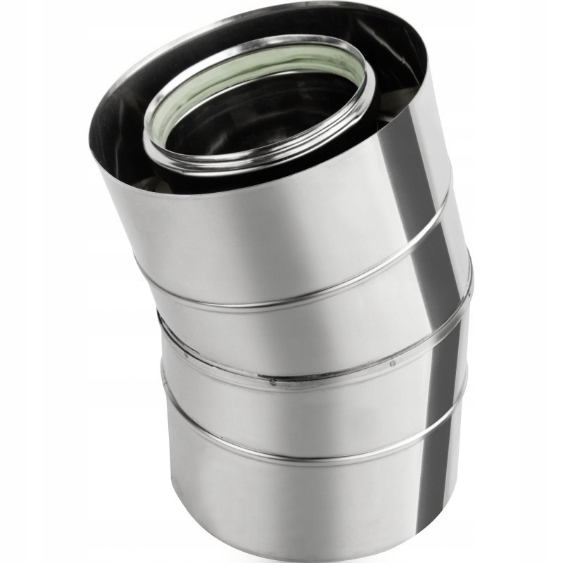 Dvoustěnné koleno Turbo kyselina fi 80/125 15st