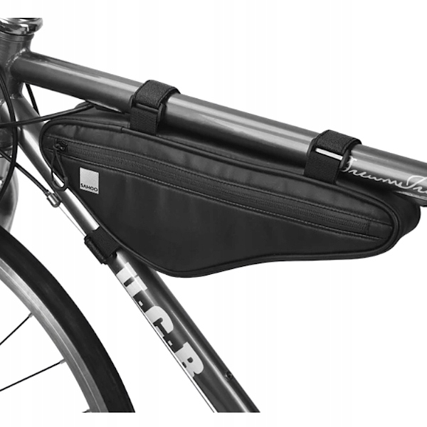 SAKWA ROWEROWA TRÓJKĄTNA TORBA NA ROWER POD RAMĘ PRZEDNIA WODOODPORNA 1L Pojemność 1 l