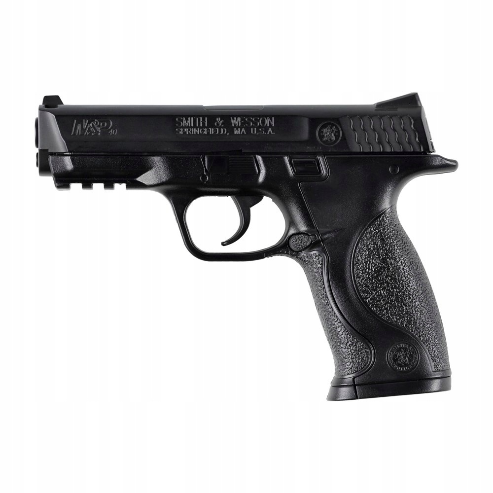 Wiatrówka pistolet CO2 Smith Wesson Mp 4,5 mm Bb czarna metalowy zamek