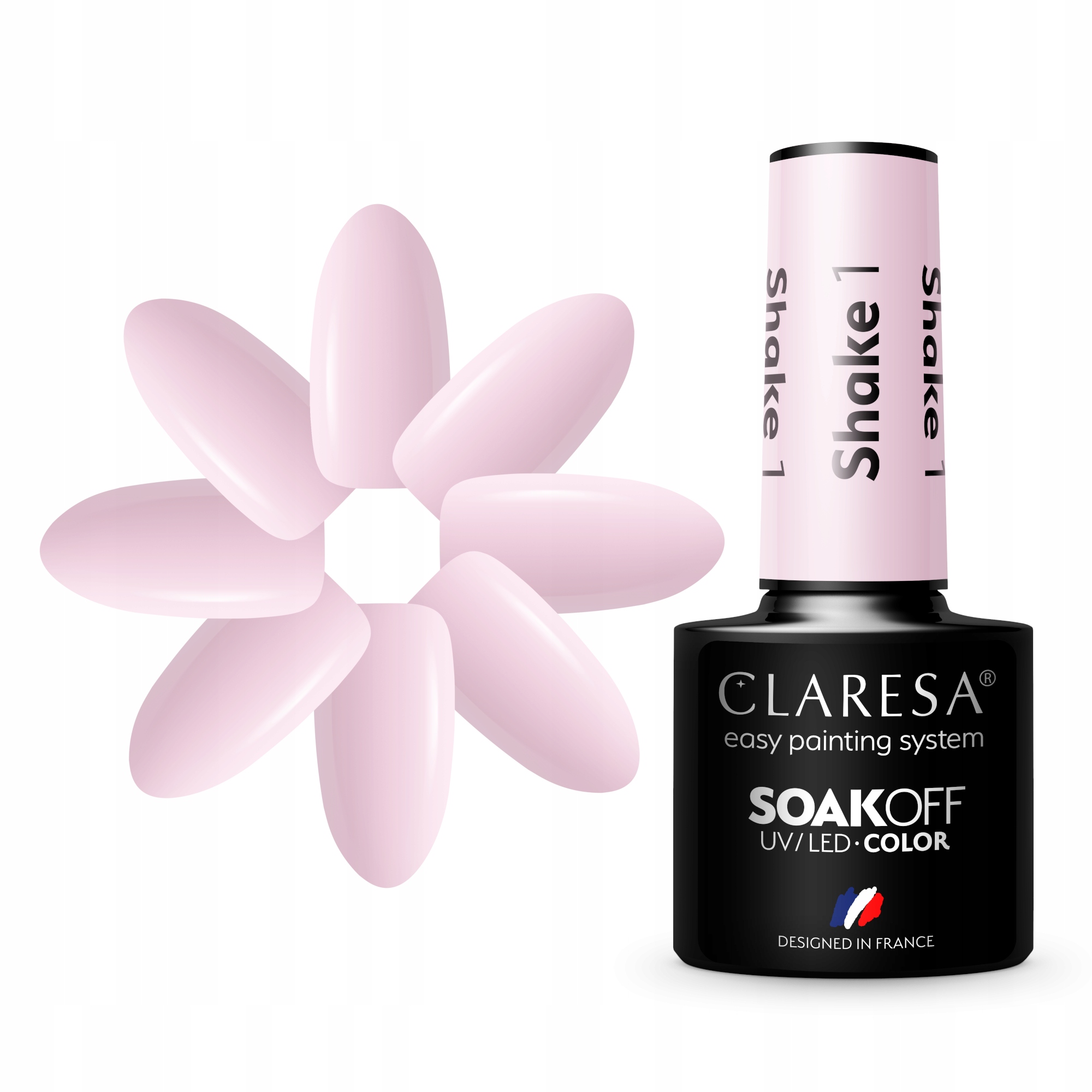 

Claresa Kremowy Pastel Lakier Hybrydowy 5ml SHAKE1