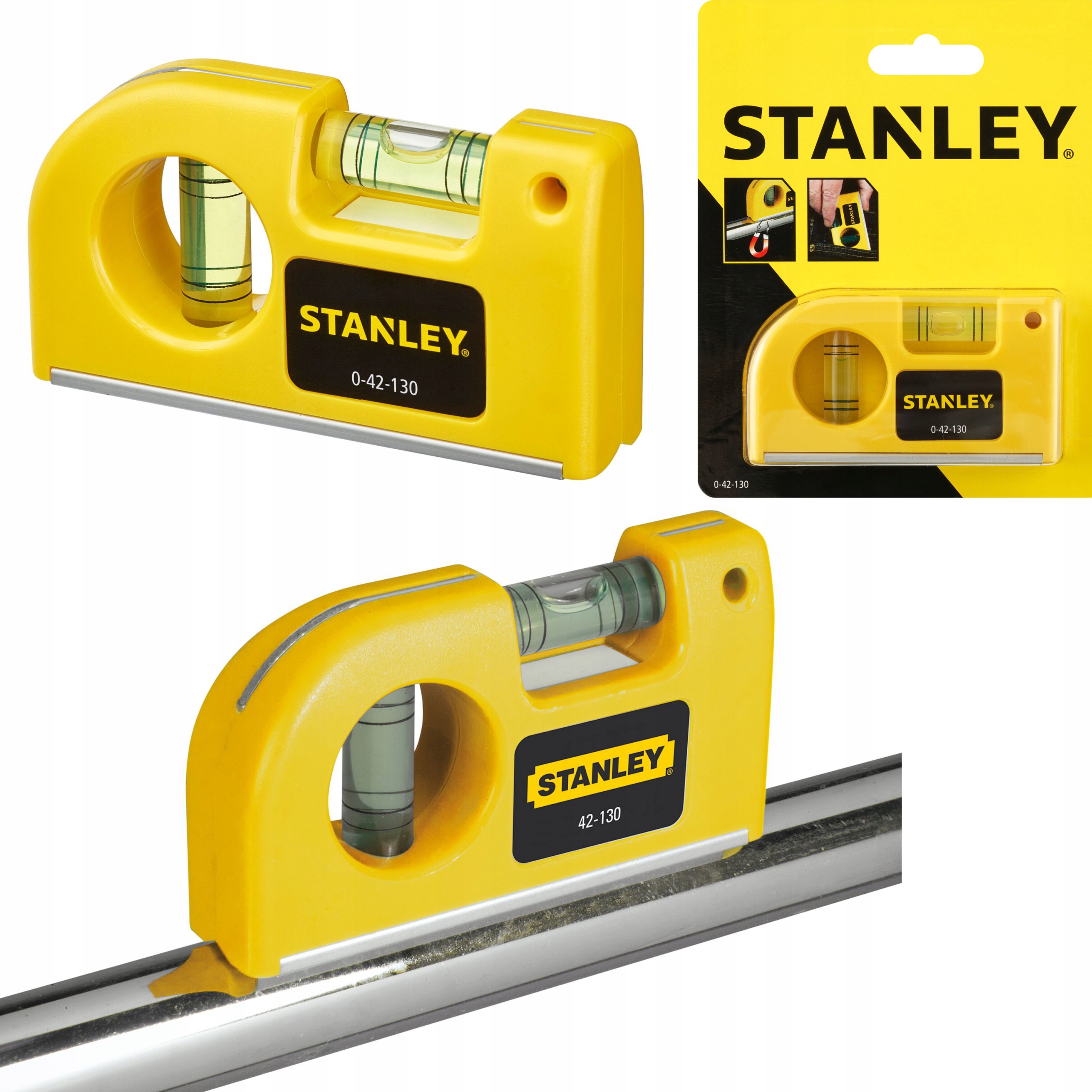 

Stanley 42-130 Poziomica Kieszonkowa Magnetyczna