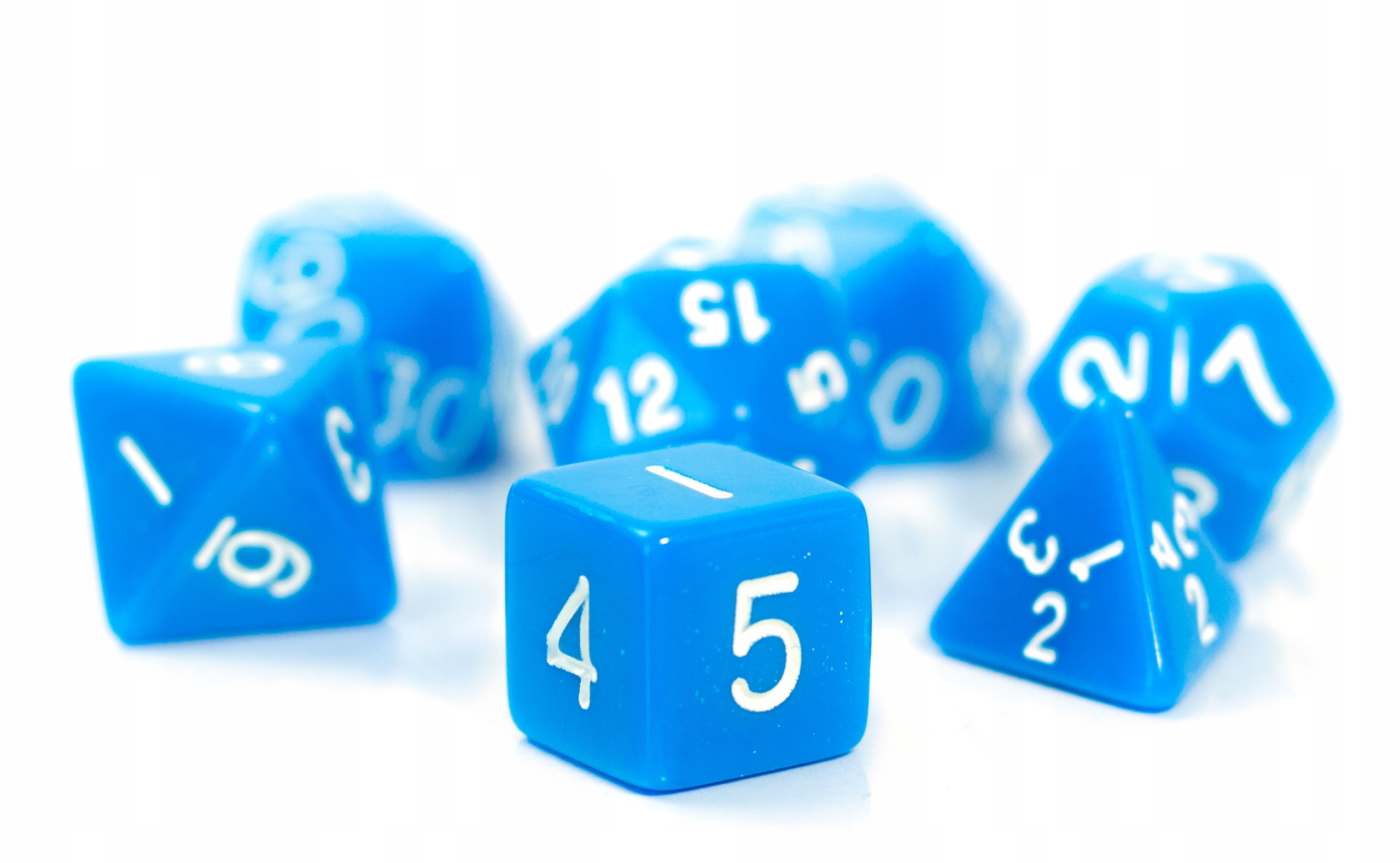 

Niebieski Zestaw 7 Kości Kostek Rpg