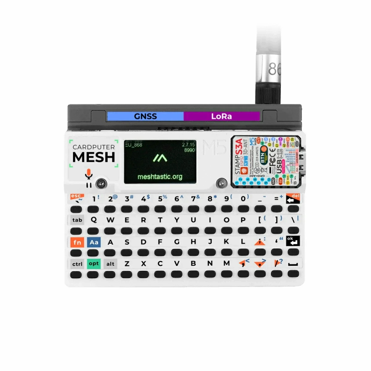 M5Stack Cardputer Mesh Kit minikomputer LoRa Mesh z ESP32-S3 Meshtastic