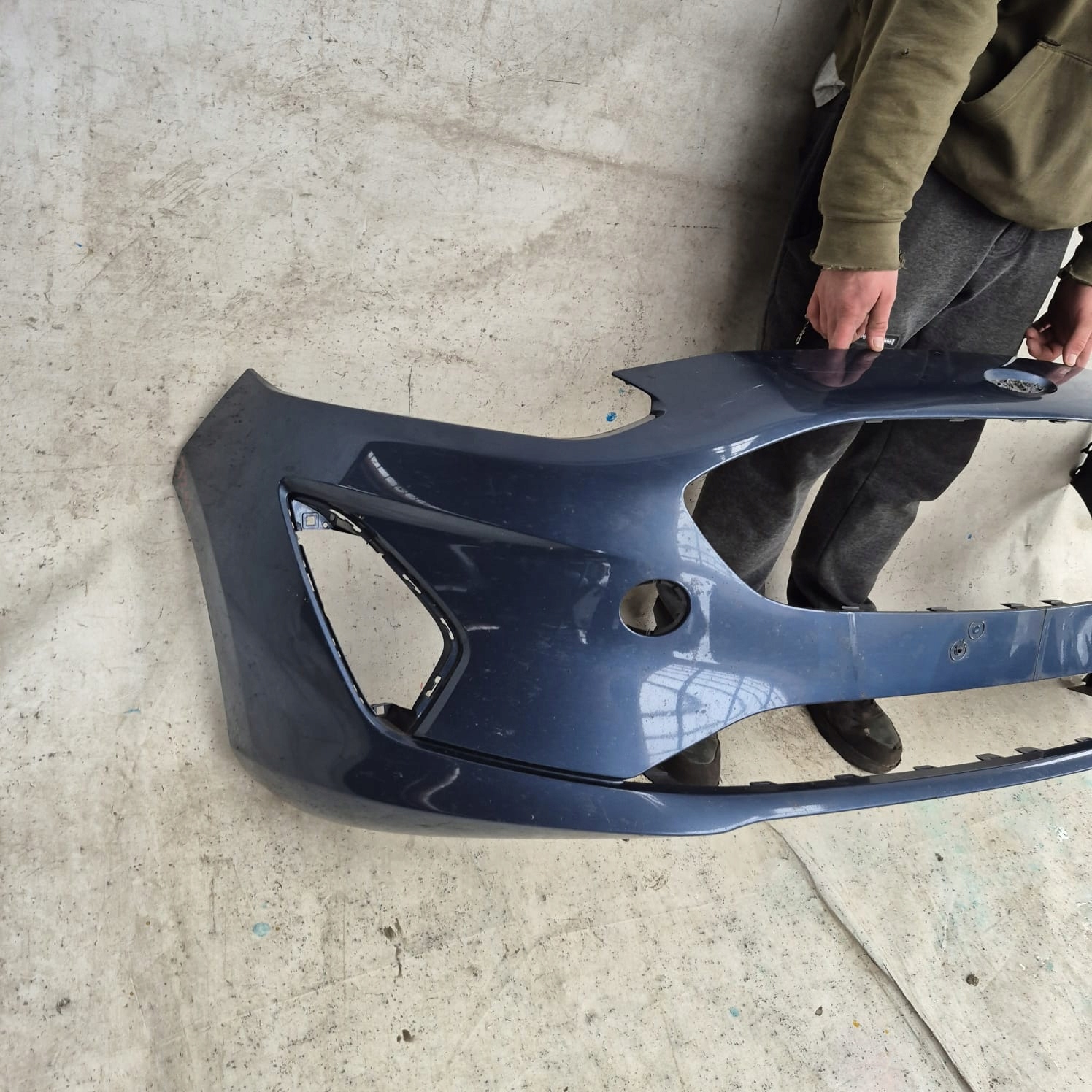 FORD FIESTA MK8 17- bumper front front without DZIUR H1BB-17K819-A