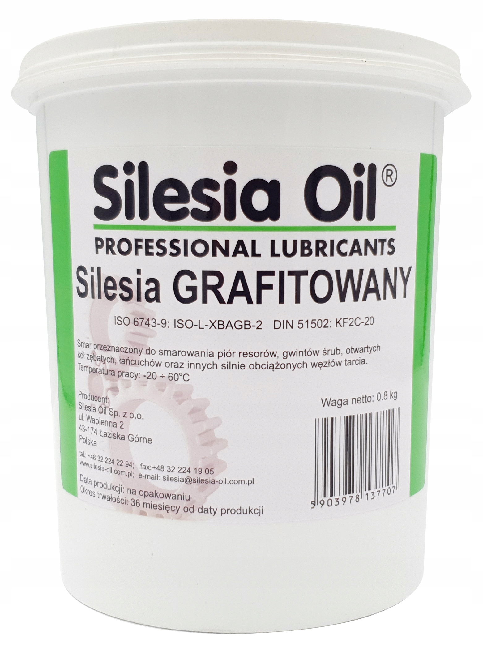 

Silesia Smar Grafitowany Do Resorów Gwintów 800g