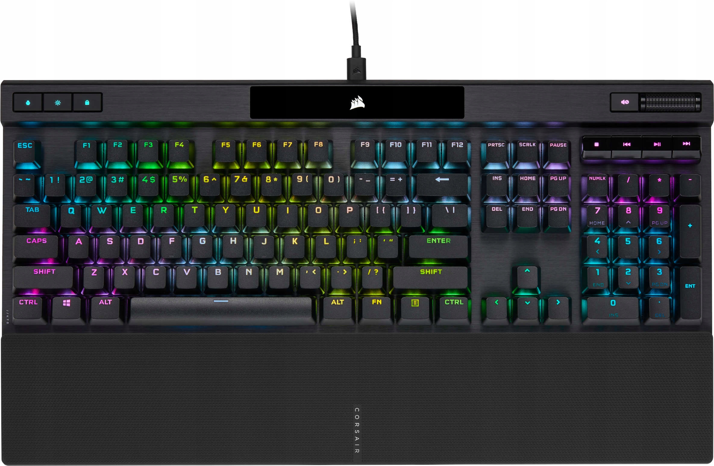 CORSAIR K70 RGB PRO Mechanical Gaming Keyboard PBT CHERRY MX Red QWERTY US