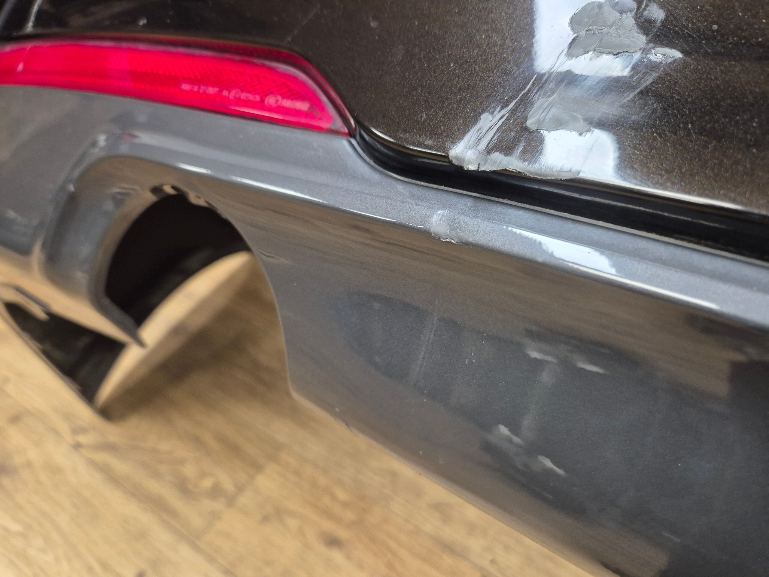 BMW 3 F30 m-packet bumper rear part rear 4XPDC + diffuser 340i 335i colour - X02