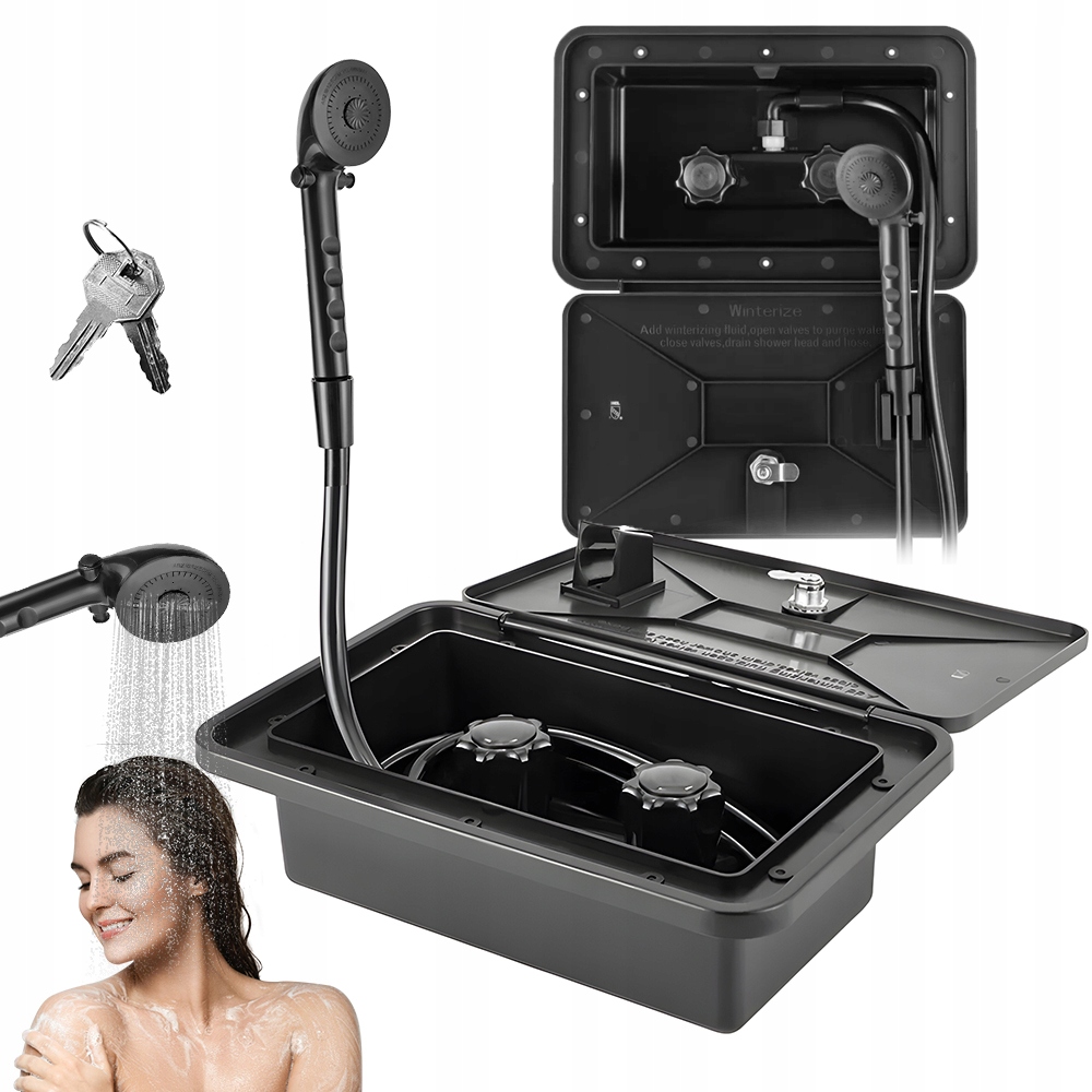 Sprchový Set Pro Karavan A Loď – Uzavřená Instalace