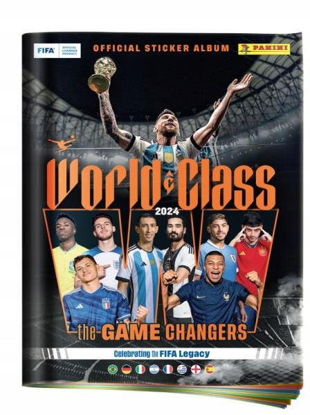 PANINI FIFA 2024 WORLD CLASS oryginalny Album naklejek + 6 naklejek gratis