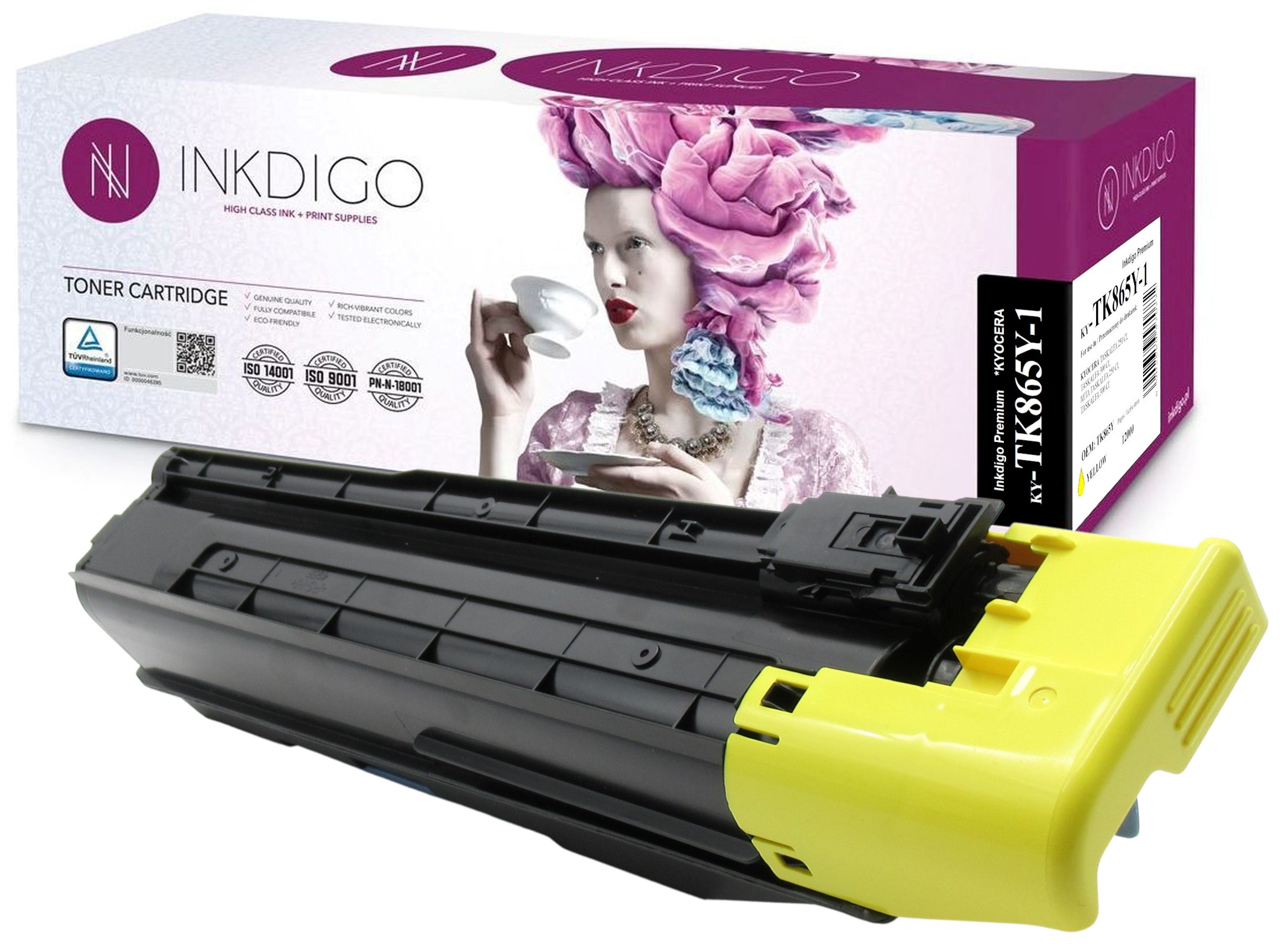 Toner Do Kyocera TK-865Y 250ci 300ci Premium XL