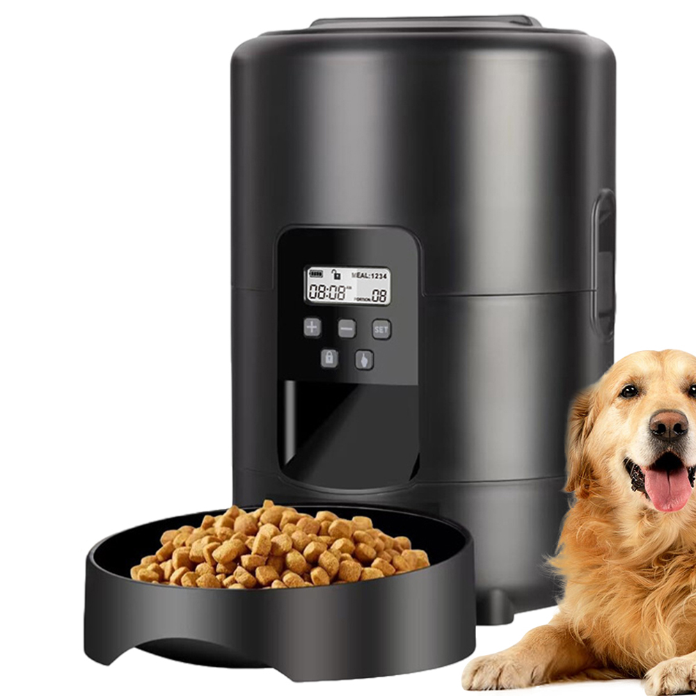 Levně Automatický Inteligentní LCD Dávkovač Pro Podávač Krmiva Pro Psa Kočku 2 L
