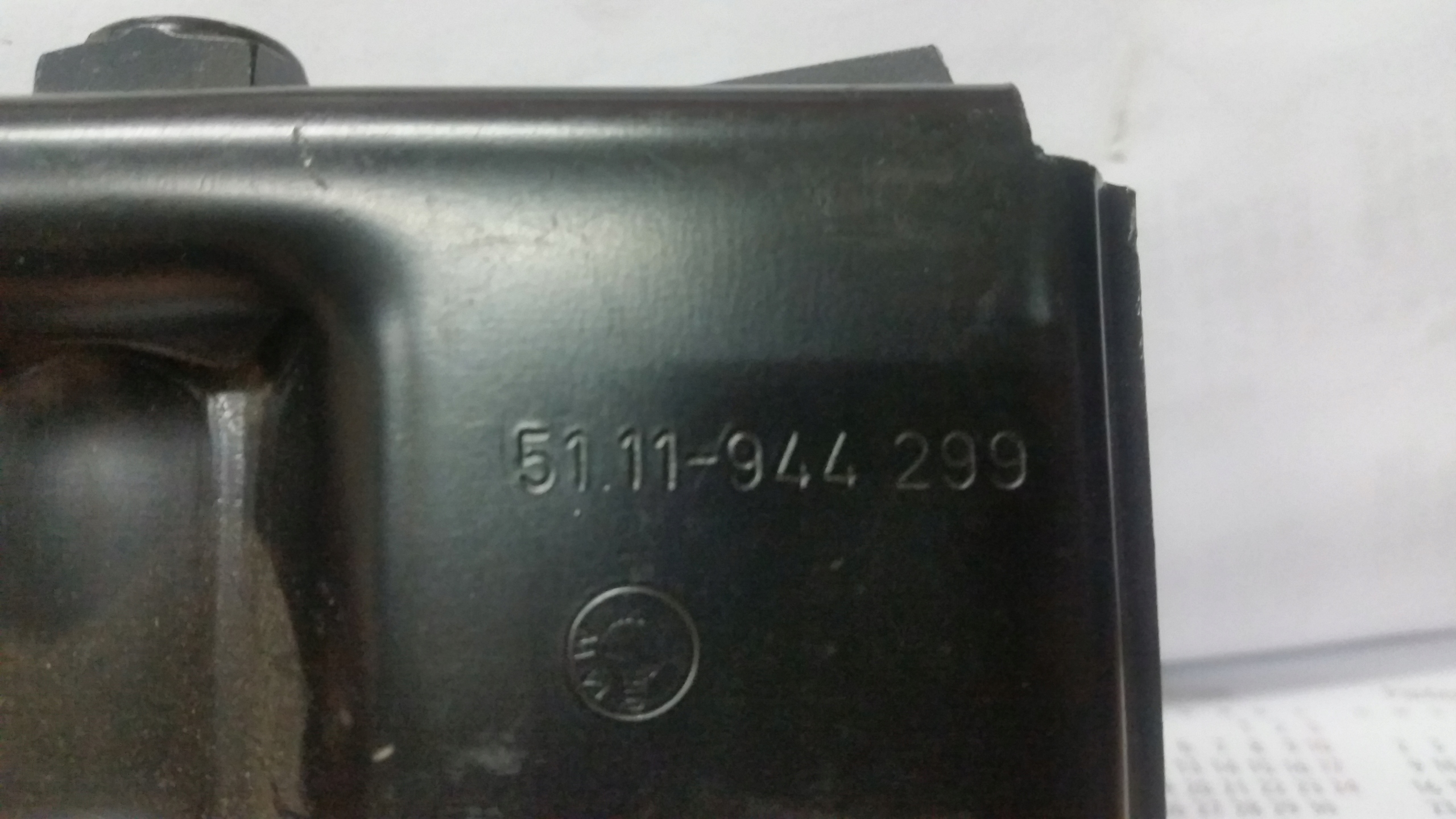 1944299 - BMW E34 кронштейн крепления бампера передний новый ORG