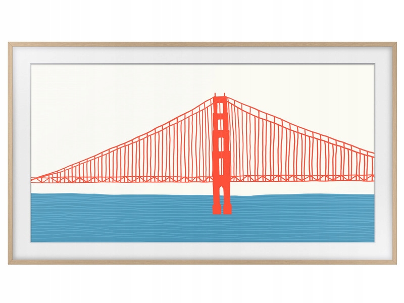 Výměnný rámeček Samsung pro Frame Tv s úhlopříčkou 43" (2021), Rovný