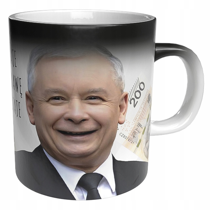 

Magiczny Kubek Jarosław Kaczyński Kawa Prezes Pis