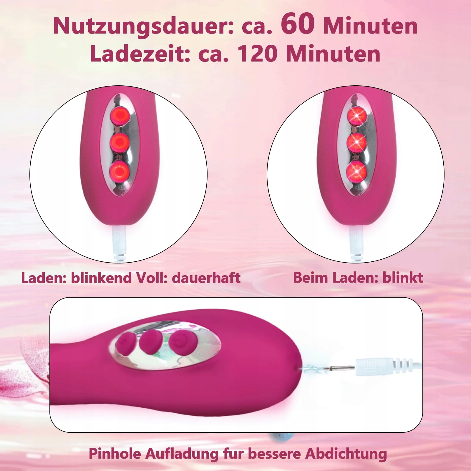 ELECTROSHOCK Zestaw Wibratorów Dla Kobiet Silikonowy G-Punkt Stymulator — miniatura 6