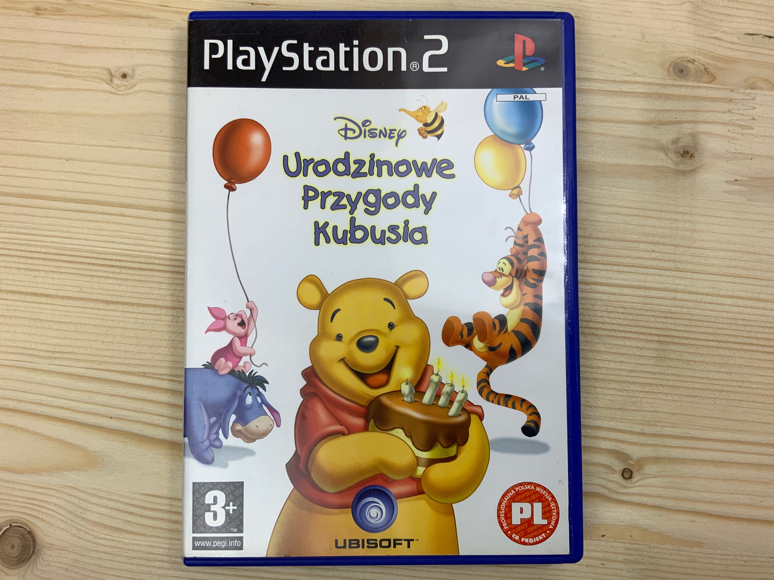 URODZINOWE PRZYGODY KUBUSIA PUCHATKA płyta bdb+ komplet PL PS2 Platforma Sony PlayStation 2 (PS2)