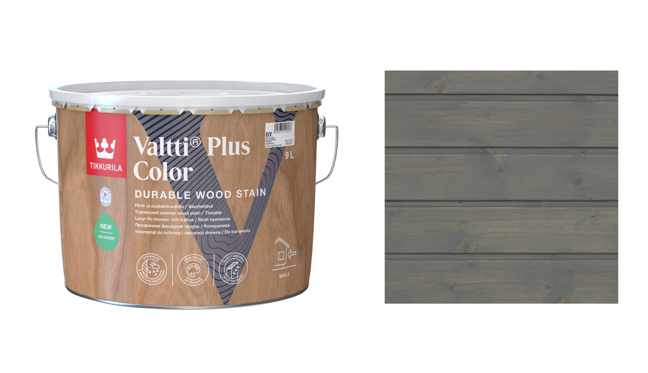 Tikkurila Valtti Plus Barva 9L 206A Whitewater – Rychleschnoucí Impregnace