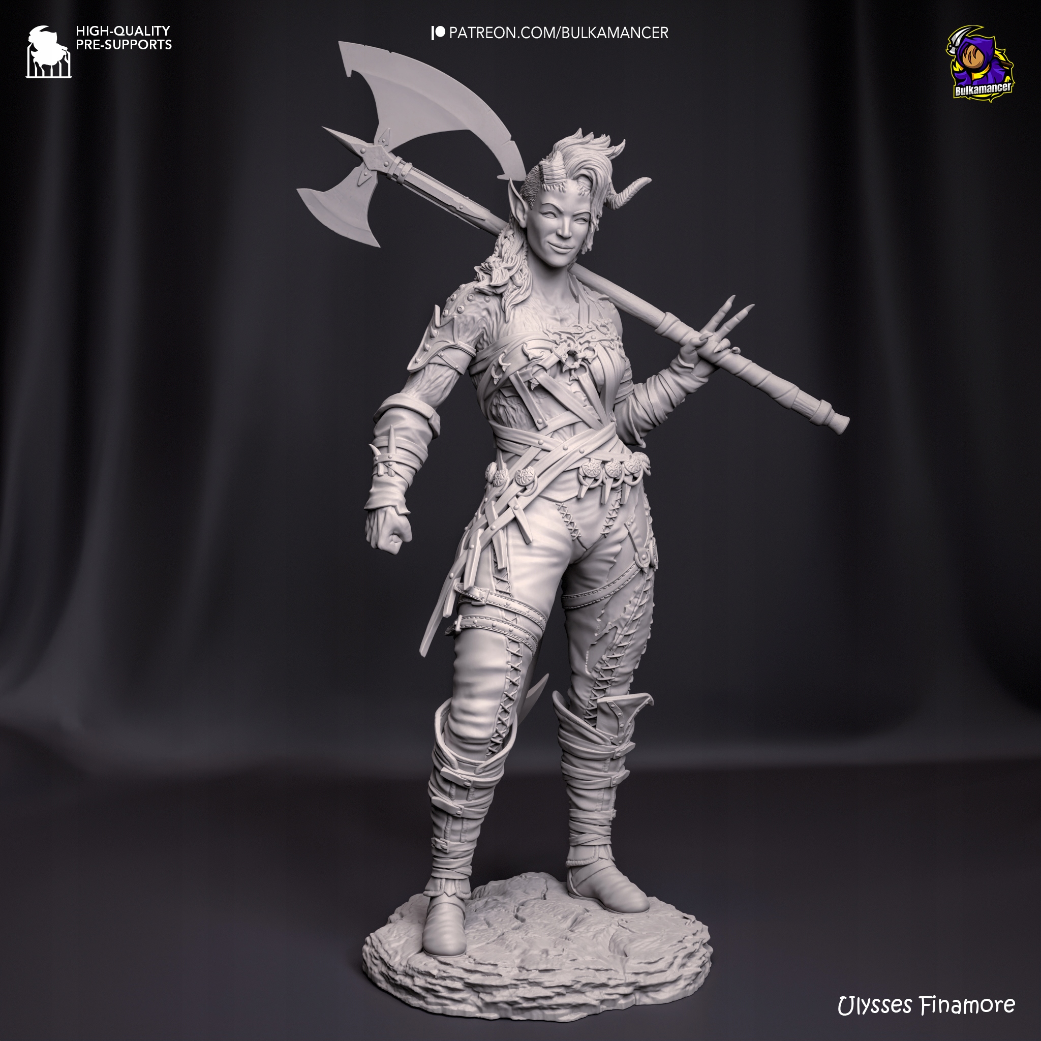 Figurka Karlach z Baldur's Gate 3