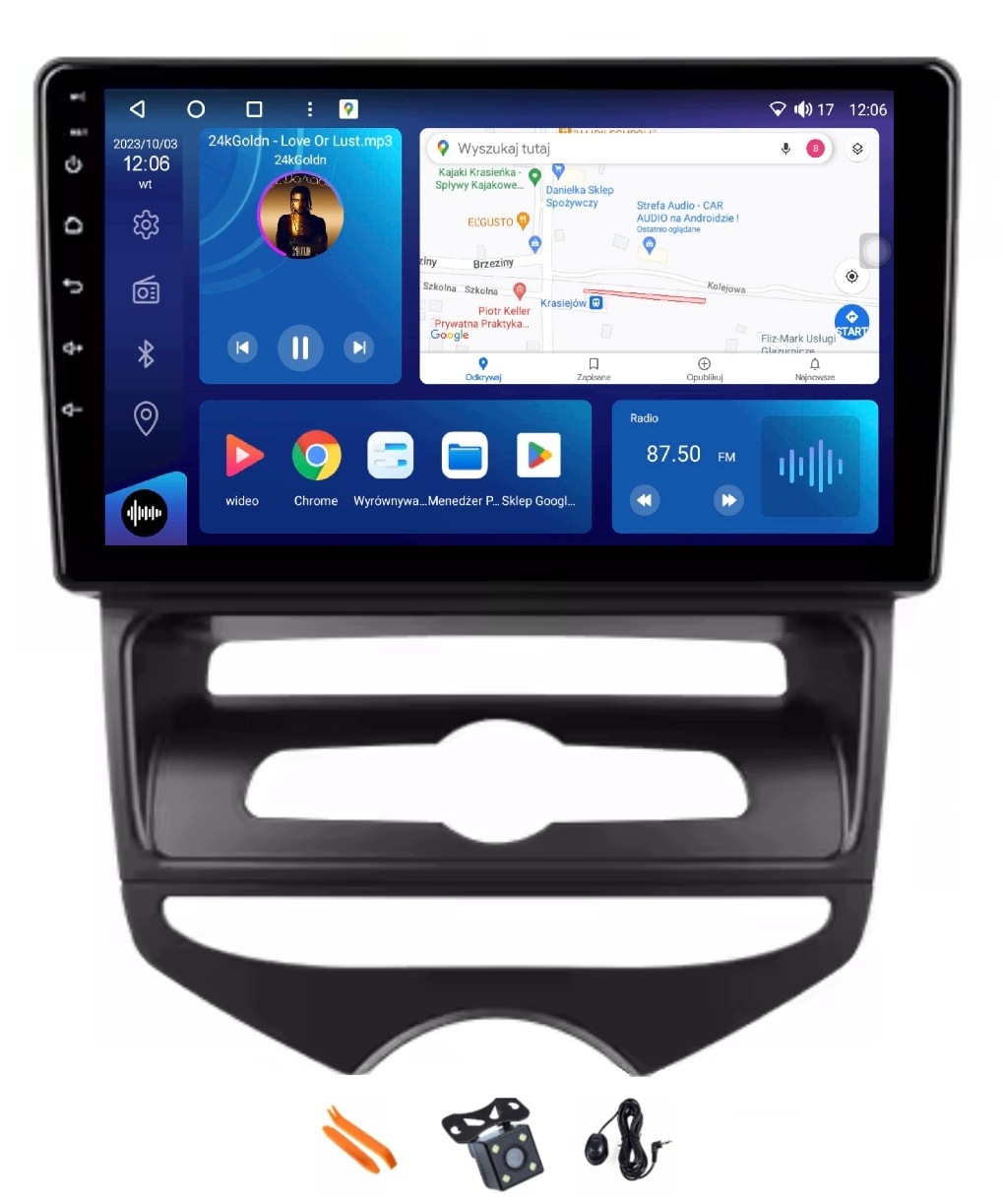 Radio Android Navigácia Hyundai IX20 10-19 8/256GB 2K Lte 4G CarPlay Gps