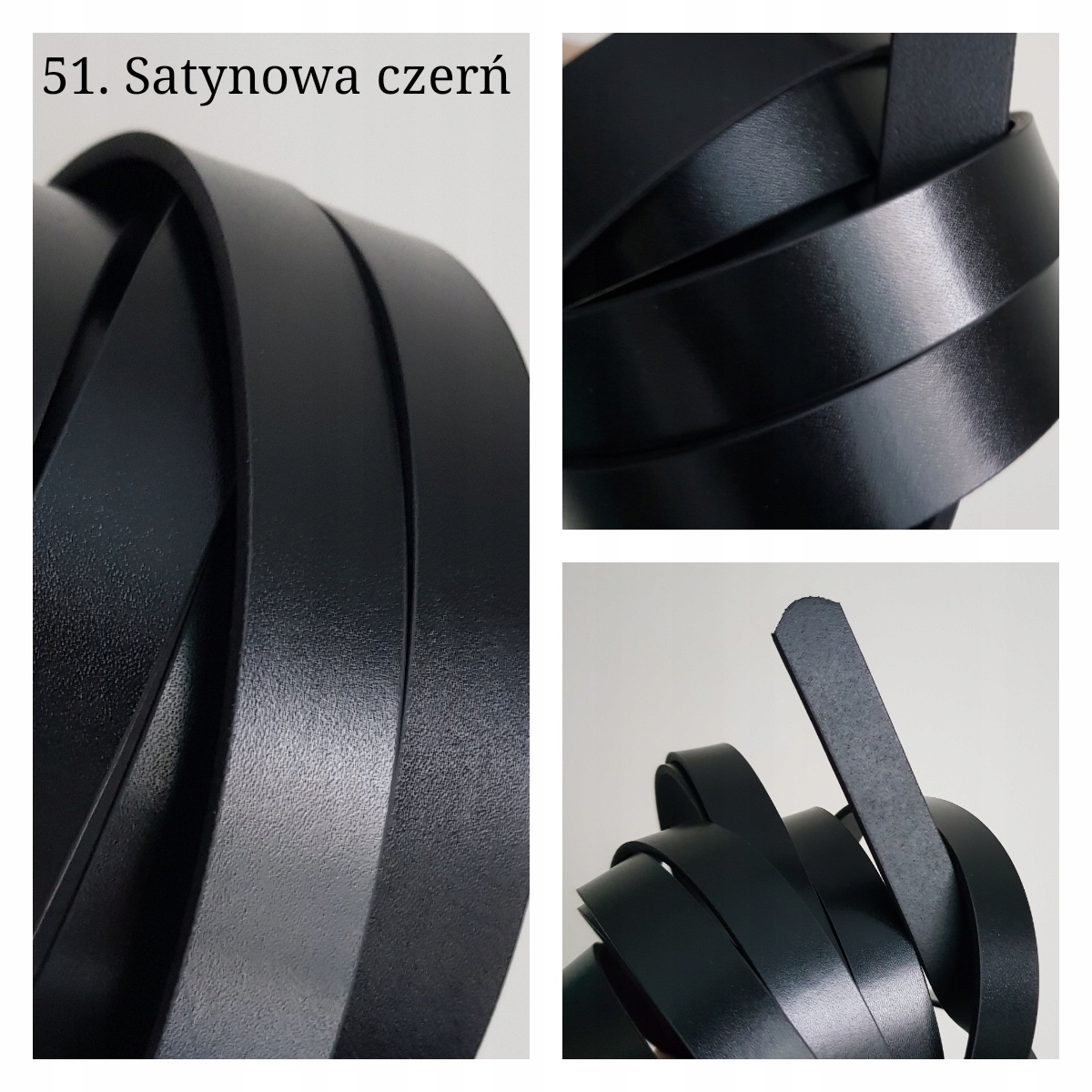 UCHWYTY DŁUGIE SKÓRA Z ŁEZKAMI DO OBAG Materiał dominujący skóra naturalna