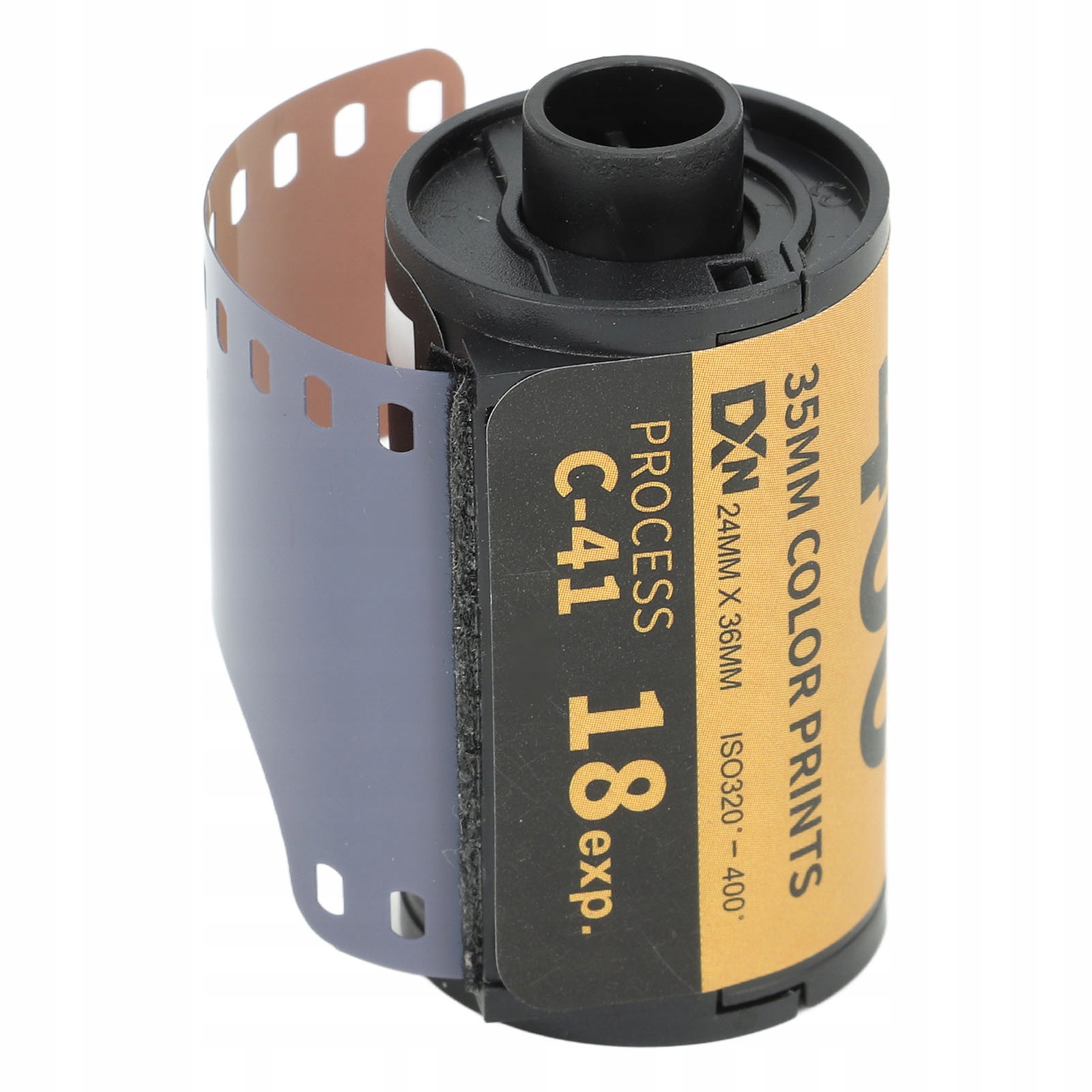 FILM KLISZA NEGATYW 320-400 35 MM KOLOROWA 18 exp. Stan opakowania oryginalne