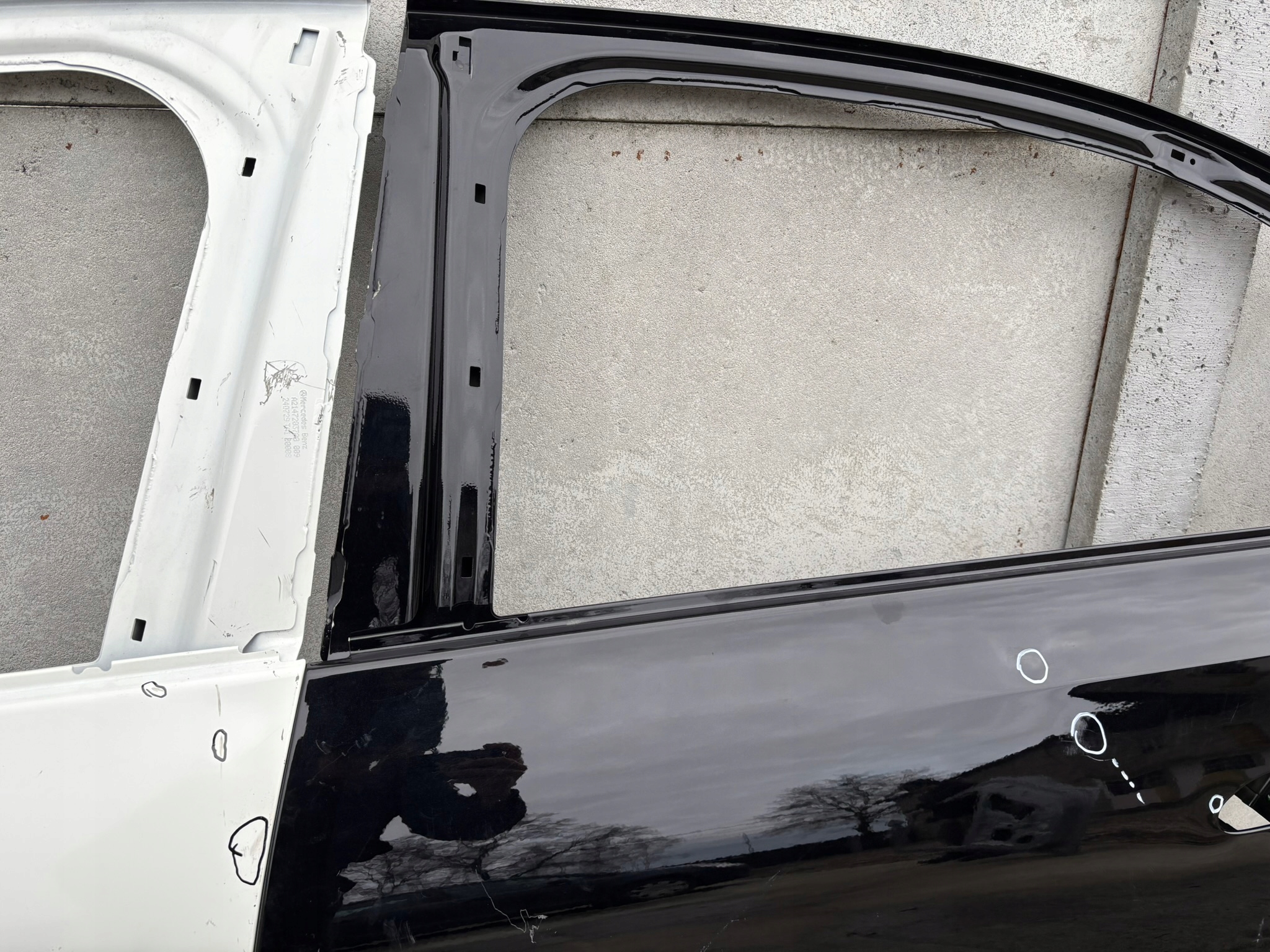 Mercedes-Benz E-Klasse W214 Tür Hinten Links Limousine Door Porta Porte - Thumbnail 10