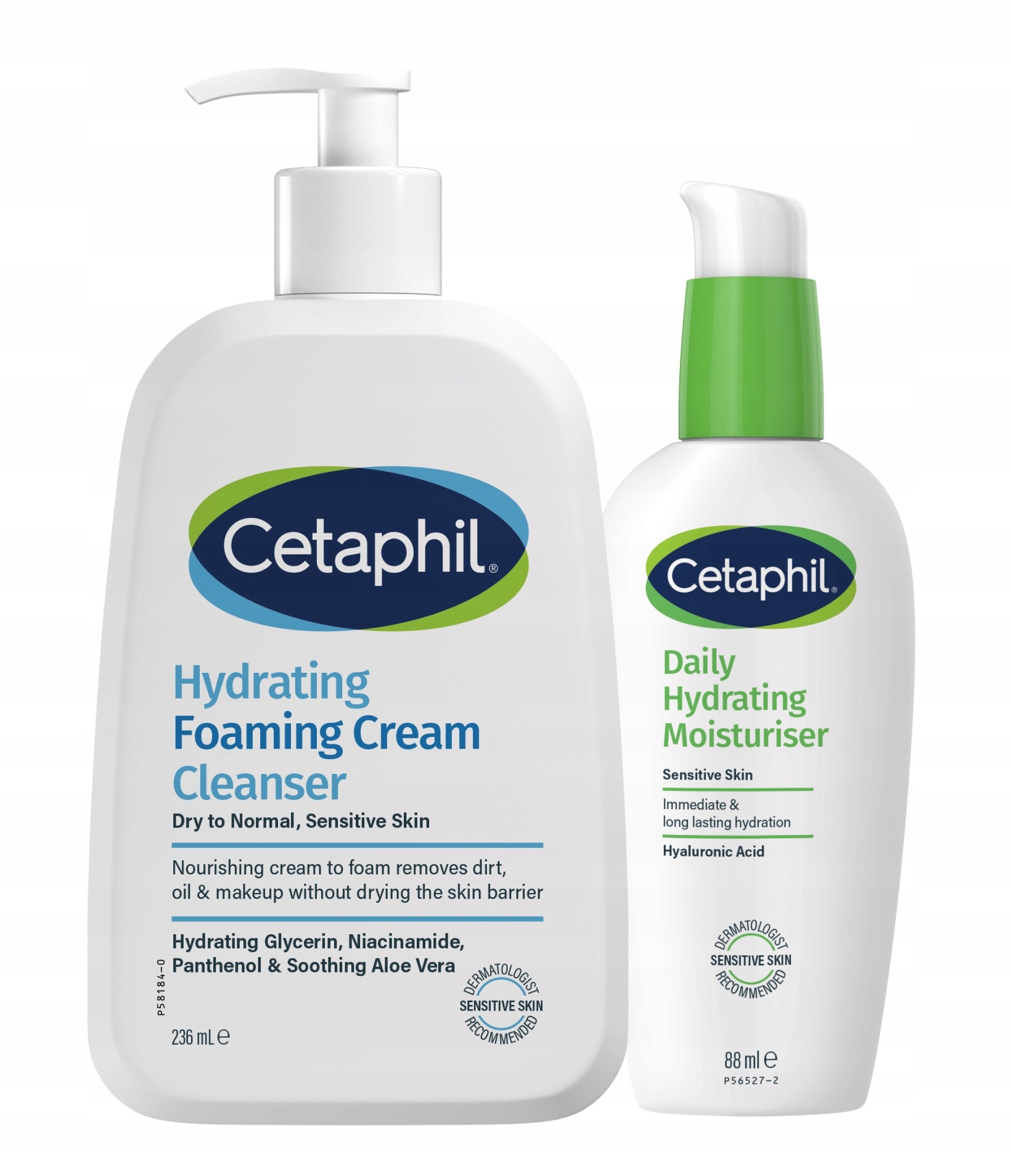 Cetaphil Hydrating Foaming Clenser pianka oczyszczająca krem na dzień