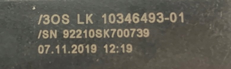 BMW 1 F40 DEVIO LUCI TERGICRISTALLO TERGI PAJAK DEVIO LUCI DEVIO 9472542 07.11.2019 Originale