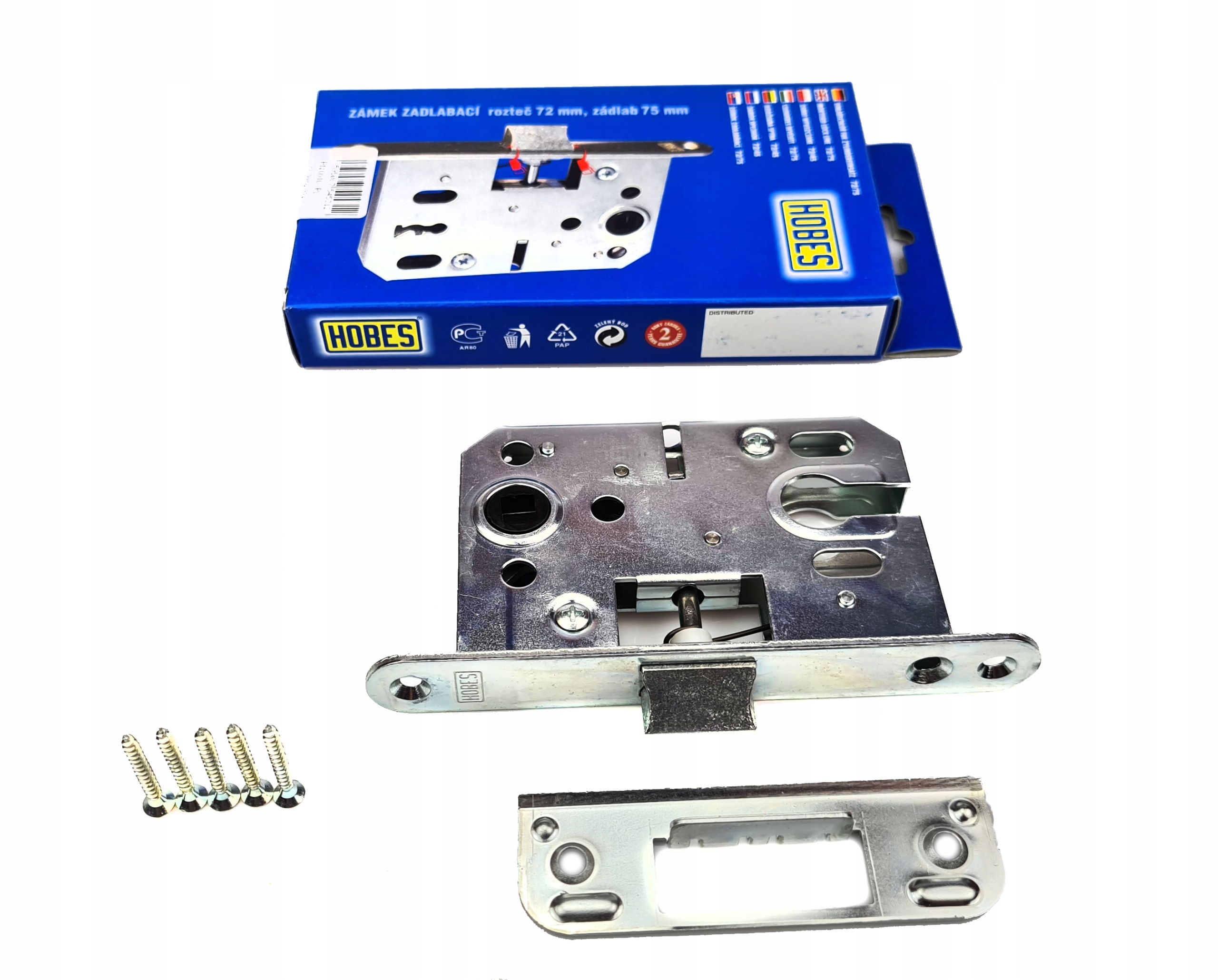 

Zamek Wpuszczany Do Drzwi Hobes 72/45 Wkład K052