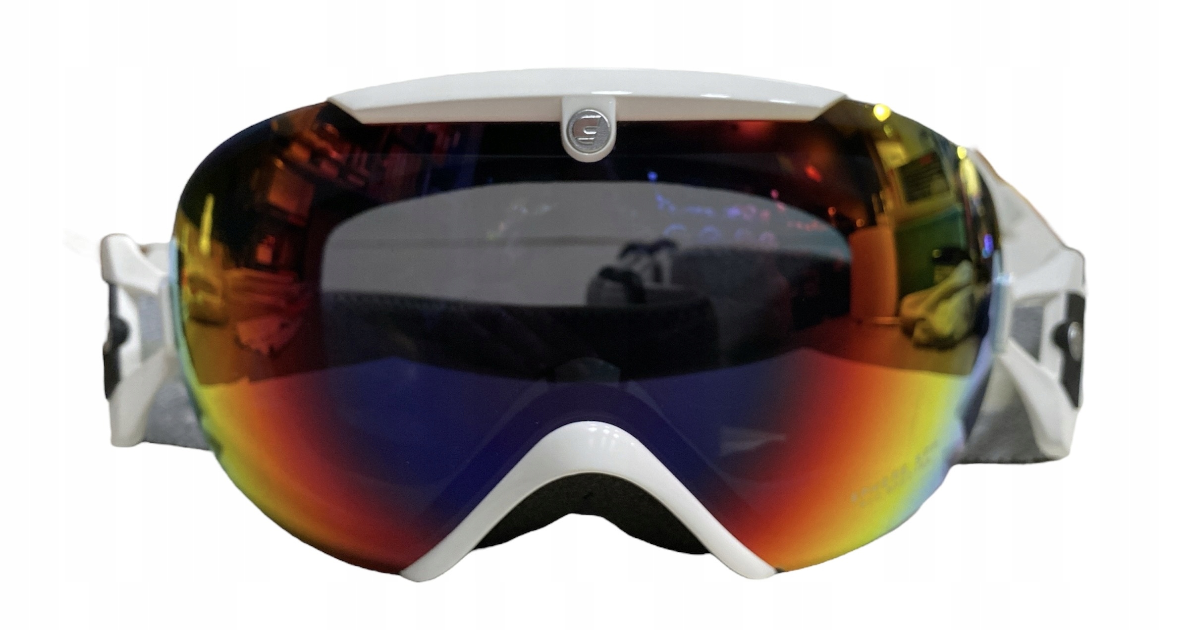 GOGLE CARRERA MIRAGE SPH WHITE STRIPE RED SPECTRA 15% PRZEPUSZCZALNOŚCI