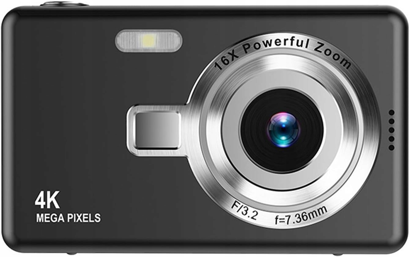 Aparat Cyfrowy Goshyda 16X Kompaktowy 12MP Kamera Wideo Ekran 2,4''