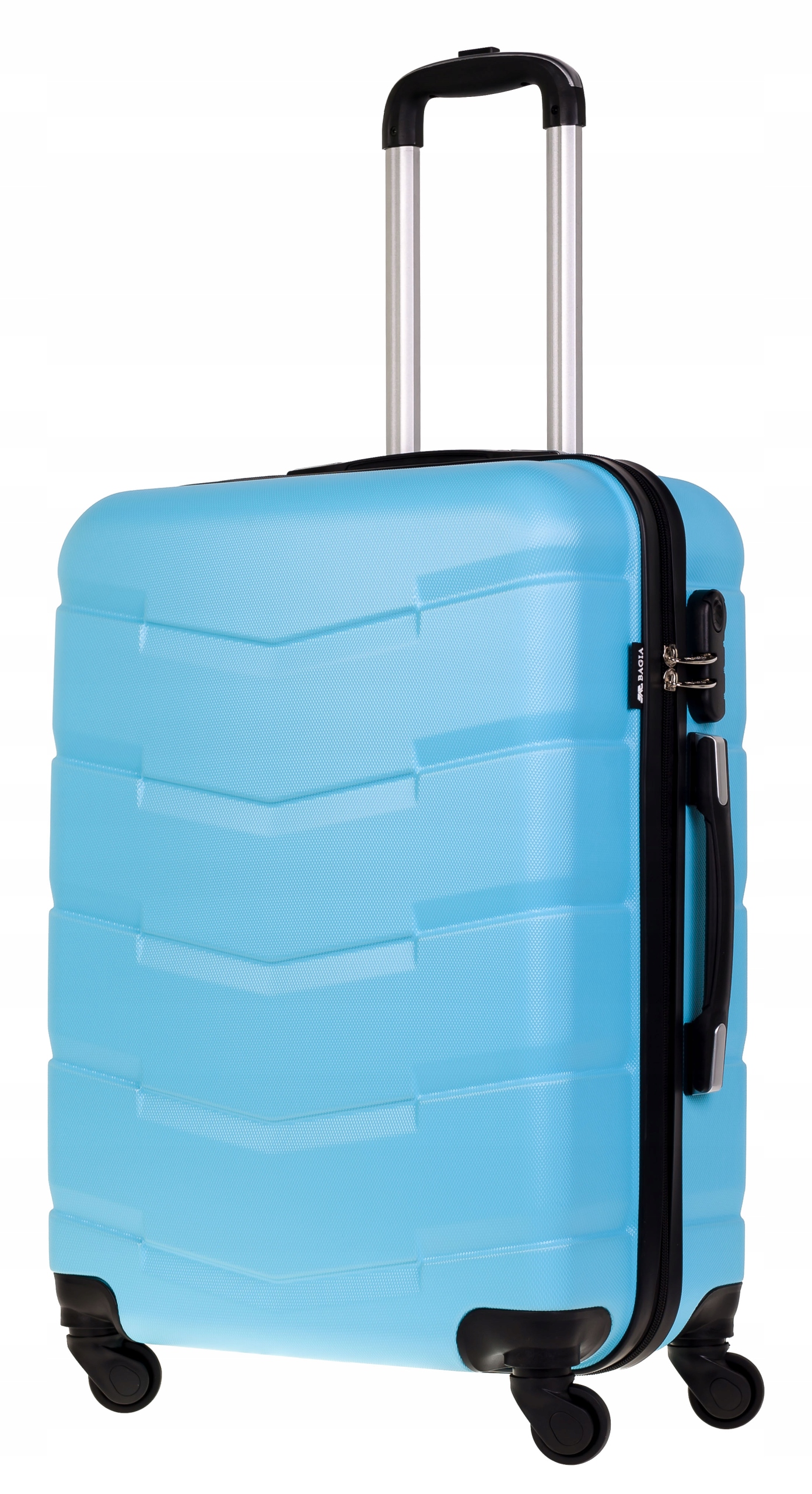 Walizka Podróżna Rozmiar Średni M 4KOŁA 60L Bagia Abs Barcelona