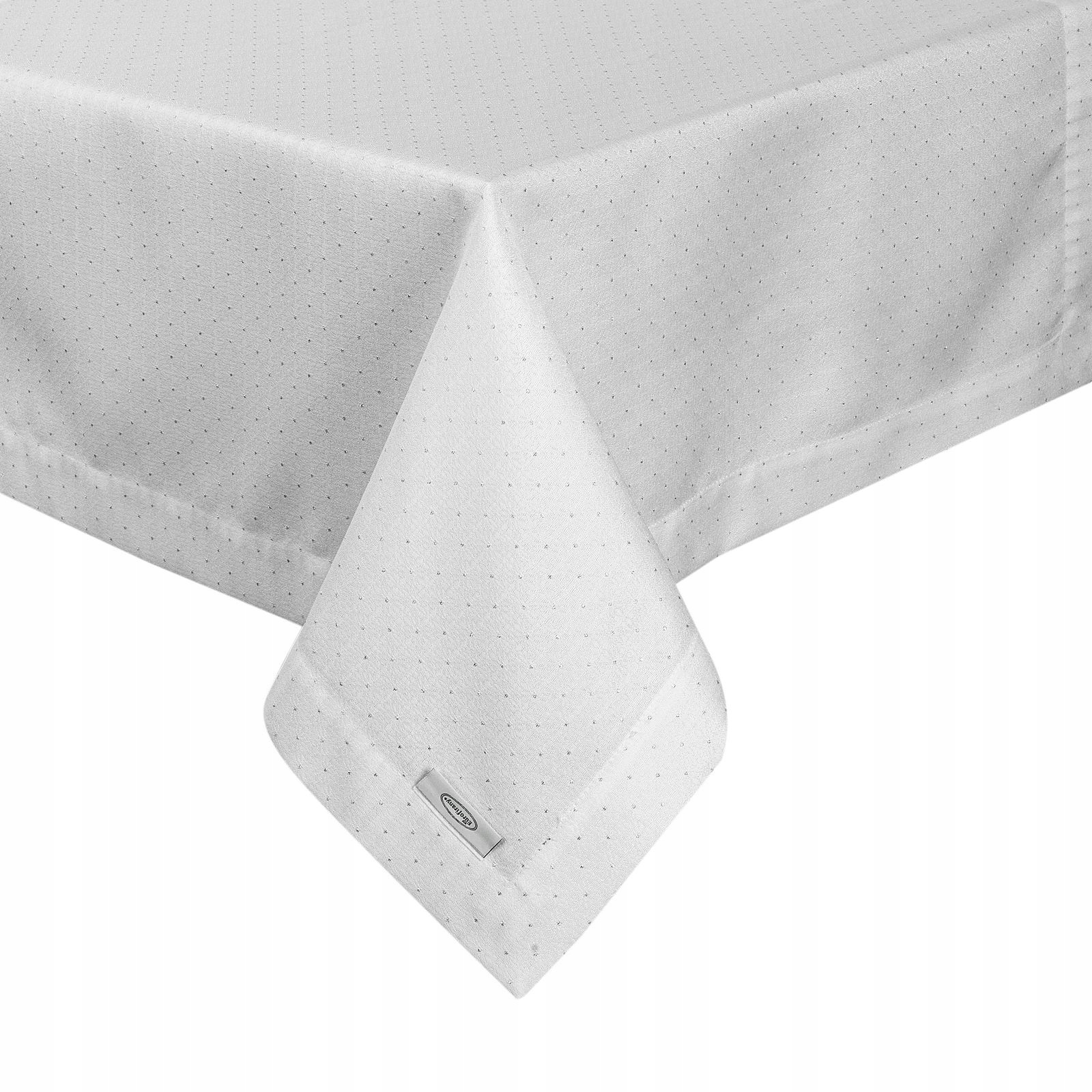 

Obrus Ellen Biały Ze Srebrnym Wzorem 140x180 cm