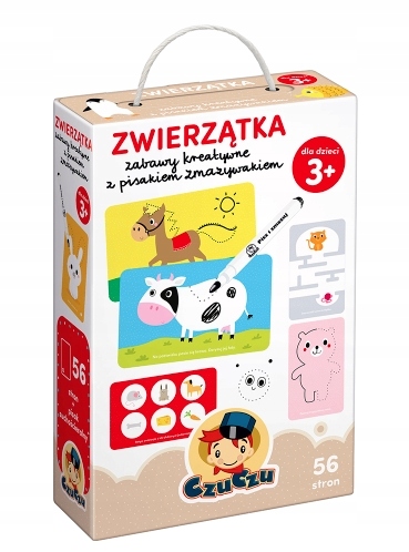 

CzuCzu: Zwierzątka. Zabawy kreatywne z pisakiem zm