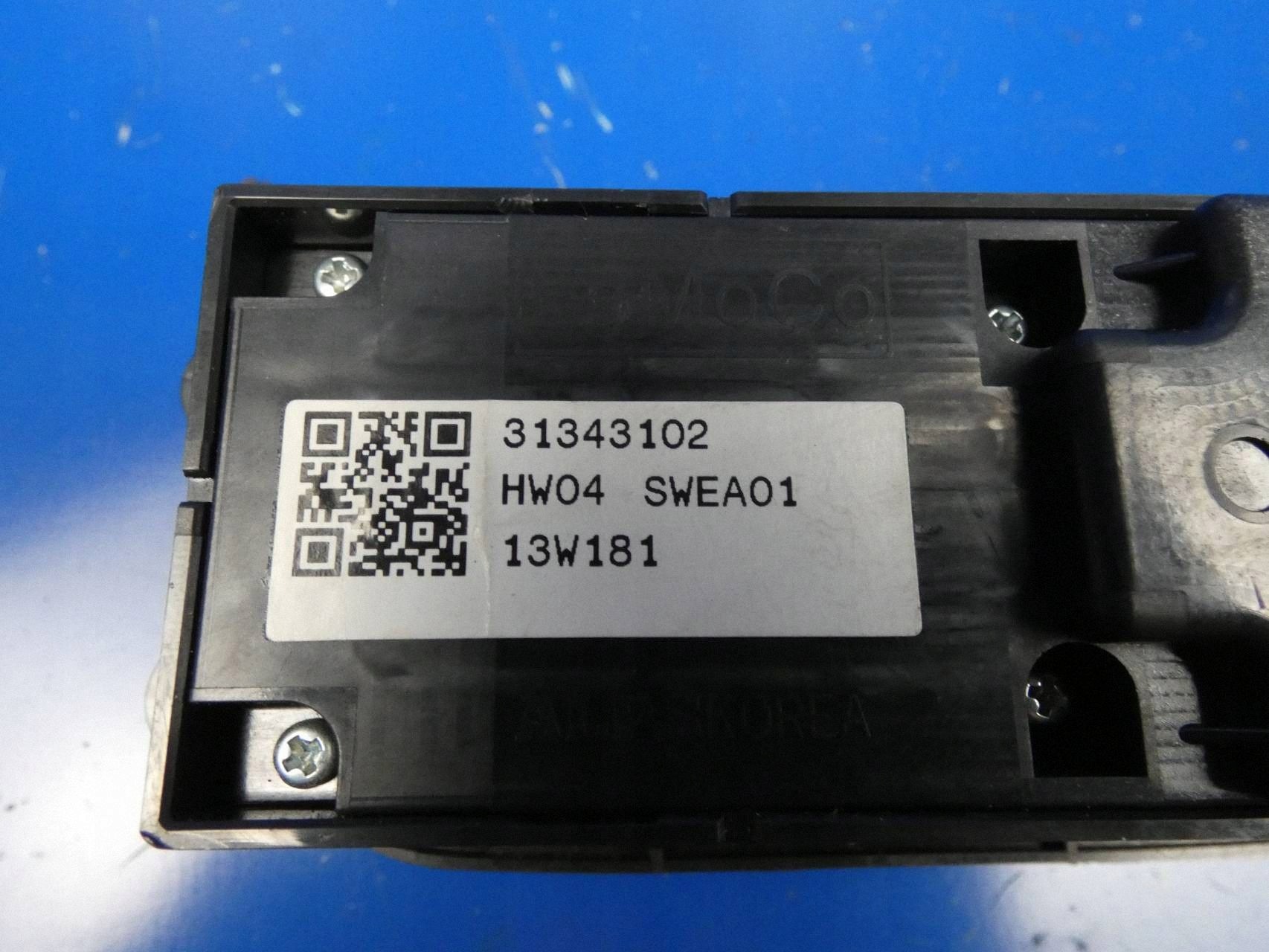 VOLVO XC60 and V60 S60 II window control switch left front