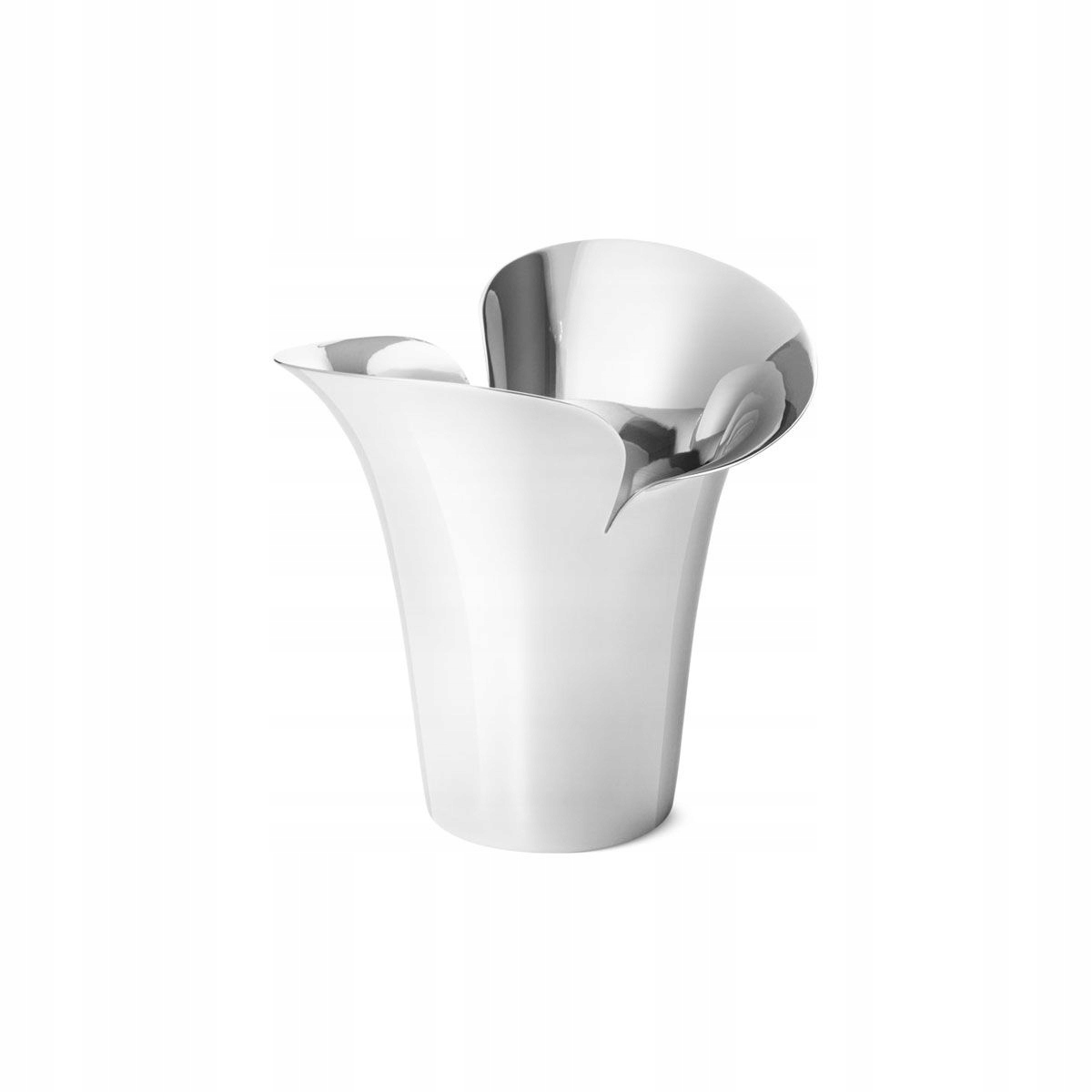 Georg Jensen Bloom Botanica Oceľový kvetináč na kvety 12 cm, leštený