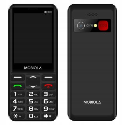 Mobiola telefon komórkowy dla seniora MB900 4G (lte) czarny 48MB/128MB