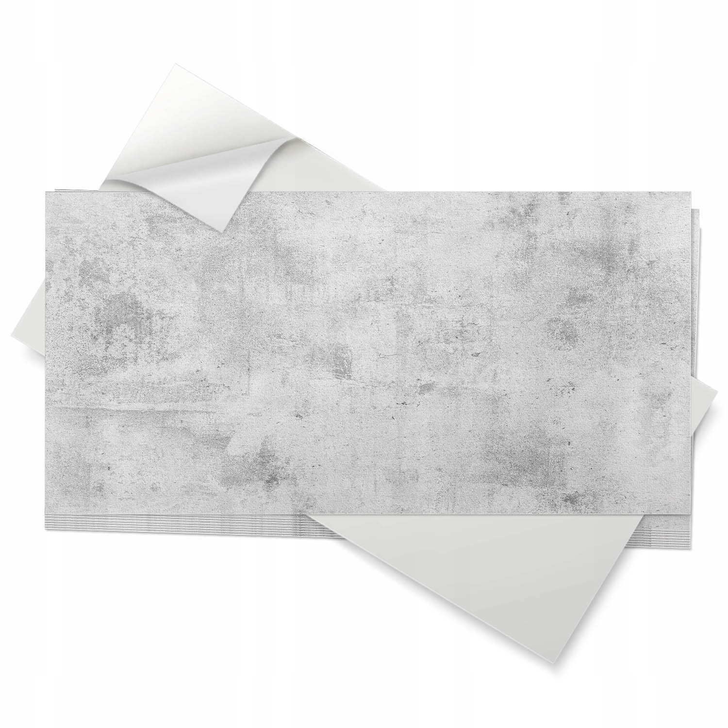 Nástěnné dlaždice s Pvc grafikou 10 ks 40x20 cm Textura surového betonu