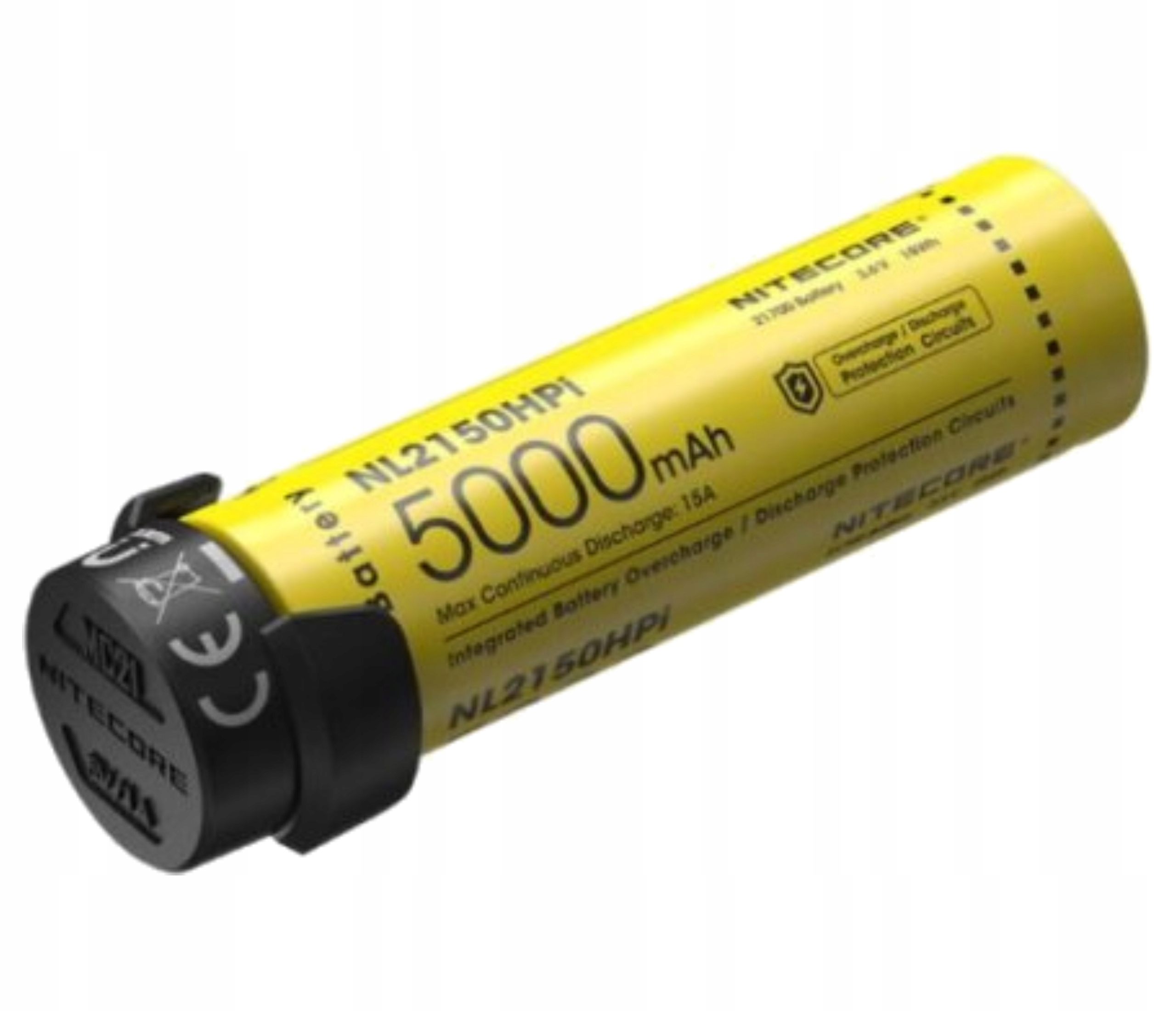 Nitecore NL2150HPi Akumulator Bateria Z Ładowarką 21700 5000 mAh 3,6 V 15 A