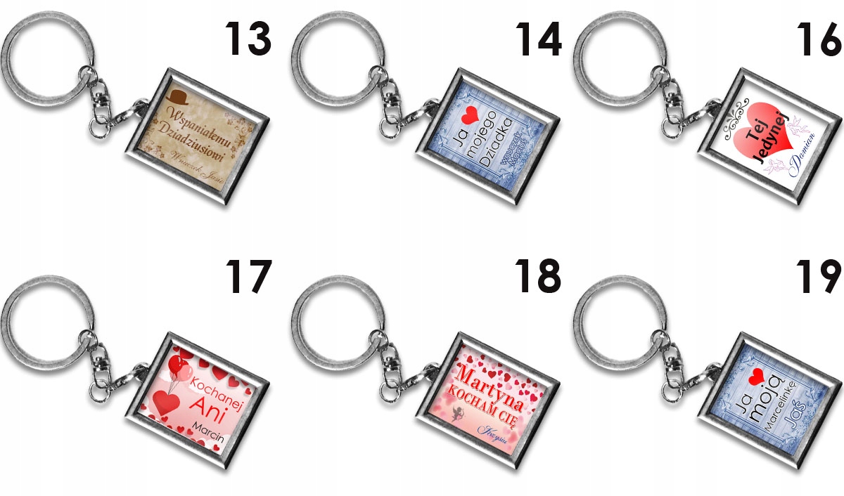 BRELOK METALOWY PERSONALIZOWANY dedykacja lub zdjęcie Model OP Grafika brel im