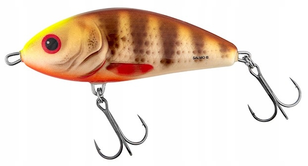 Wobler Salmo Fatso Sinking 10cm/52g Spotted Brown Perch