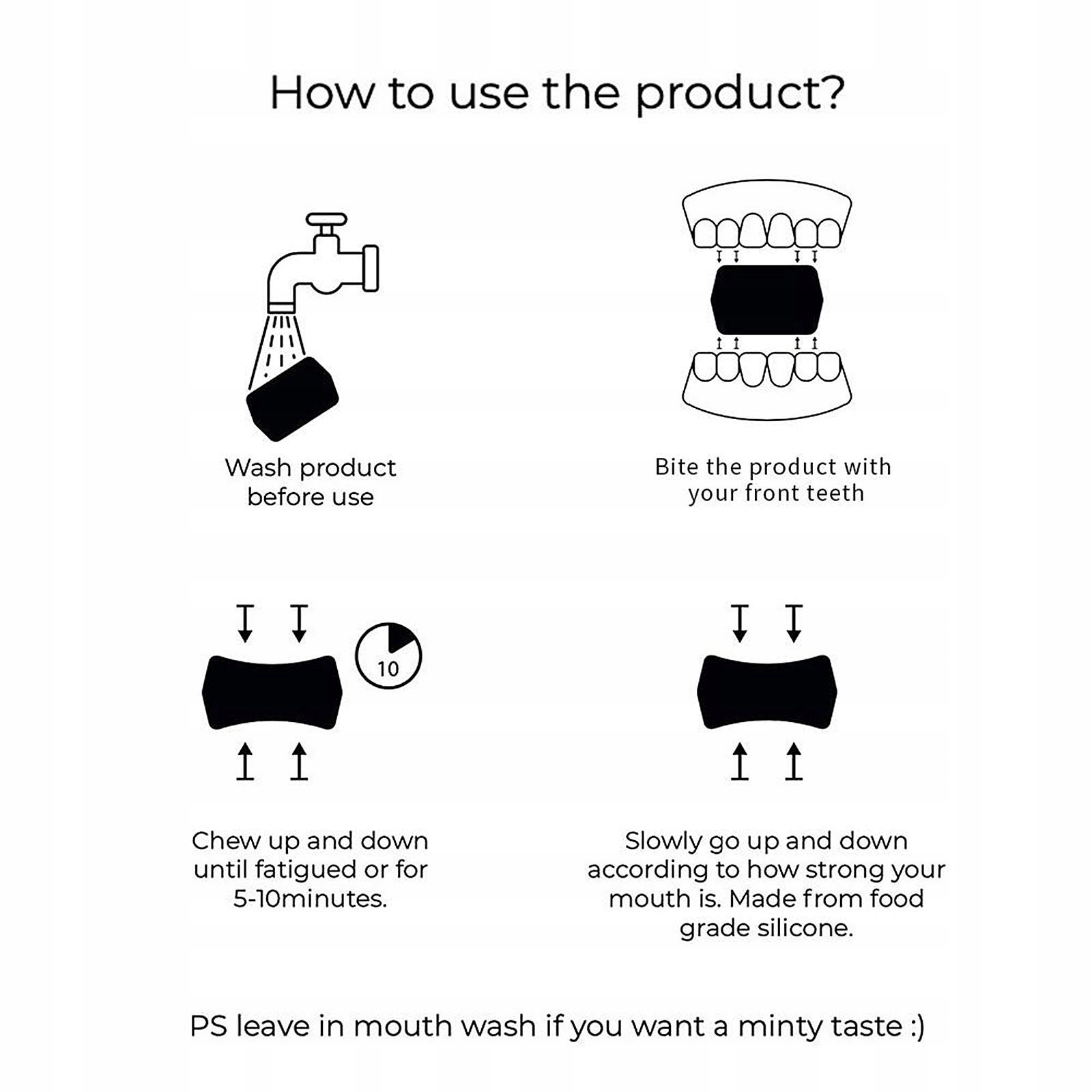 Piłka do ćwiczeń Jawline Marka inna marka