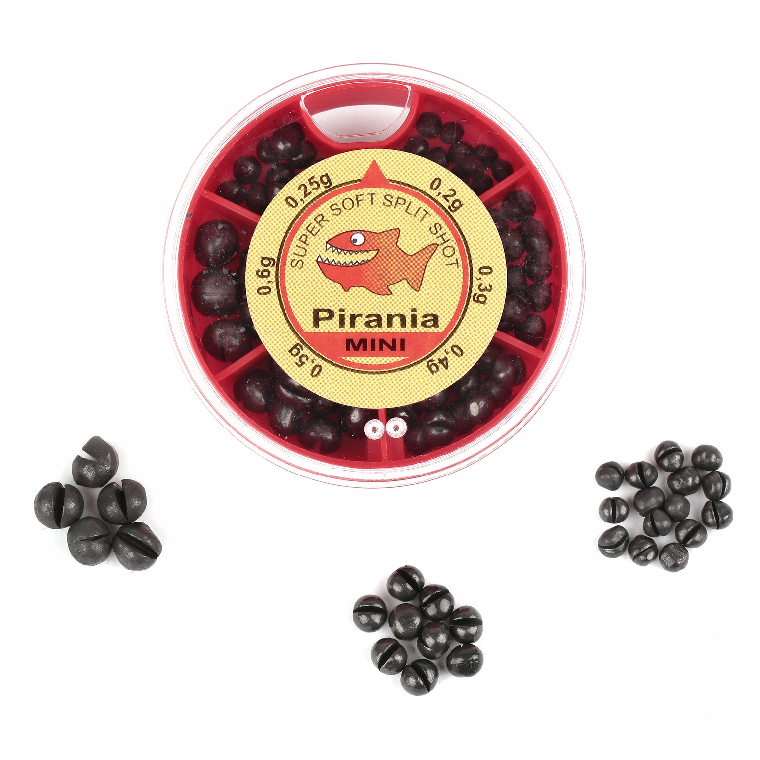 Zestaw Ołowianych Śrucin Soft Mini 80g