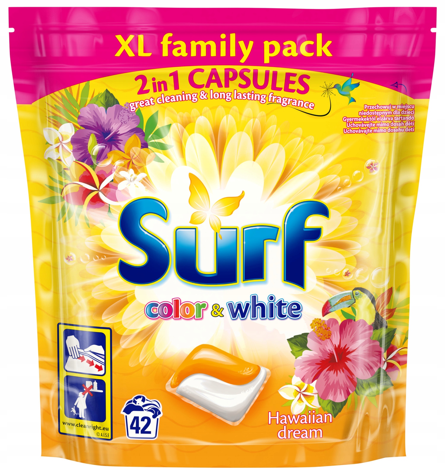 

Surf Color White Hawaiian Kapsułki do Prania 42szt