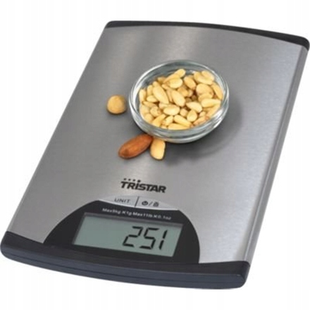 Tristar Waga kuchenna KW-2435 Maksymalna waga (udźwig) 5 kg Metalow